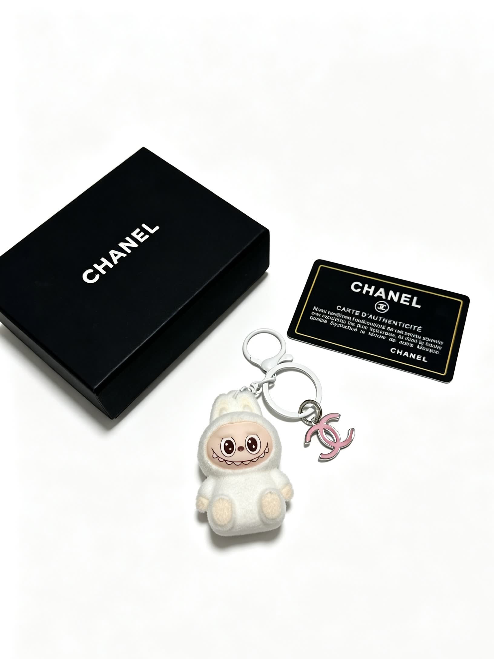 Chanel Keychain with plush toy