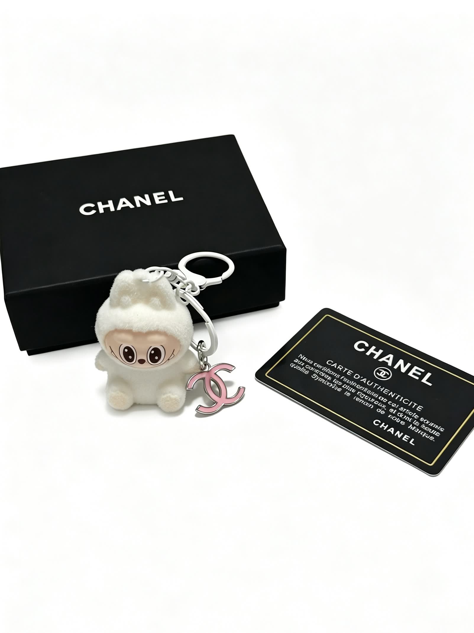 Chanel Keychain with plush toy