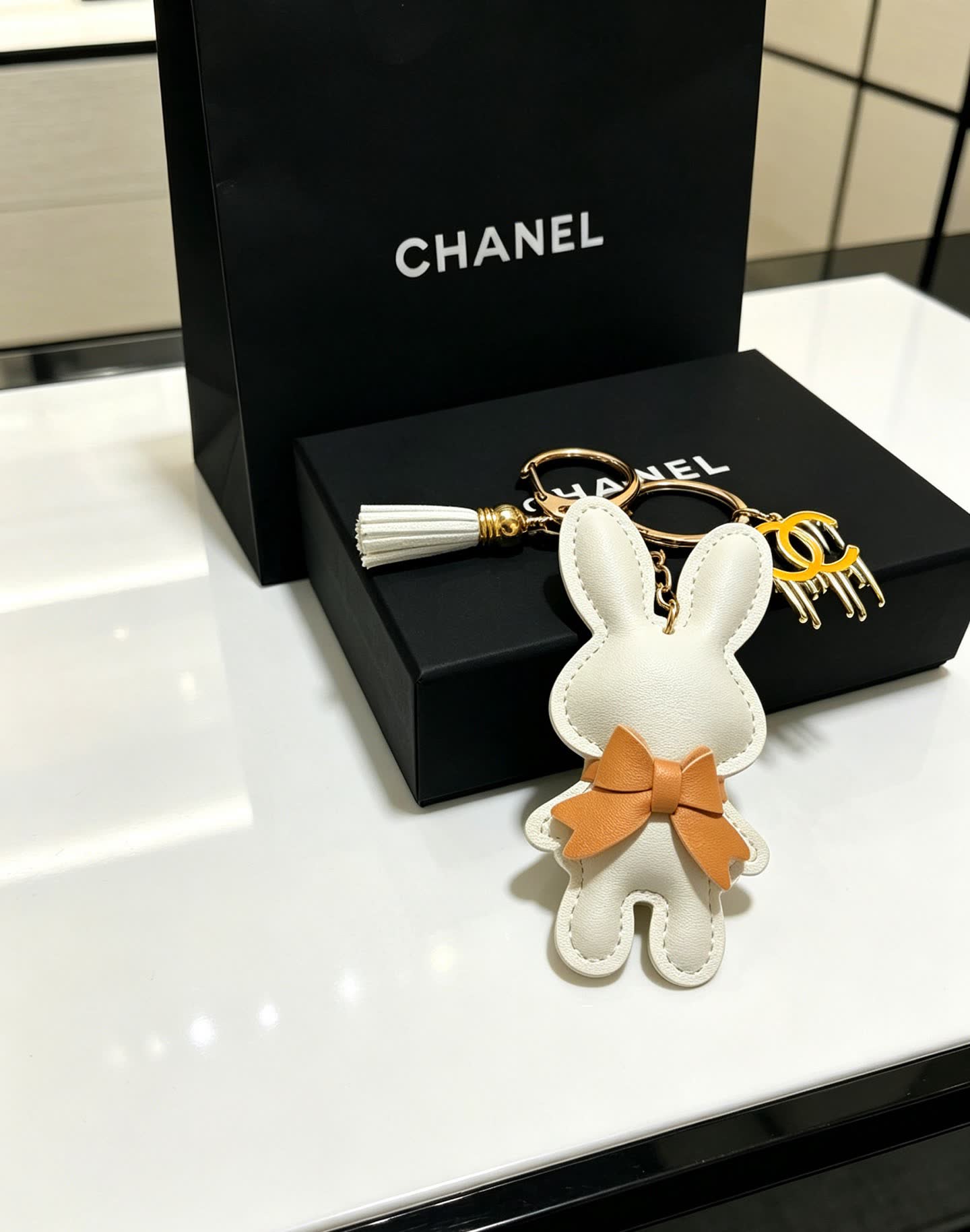 Chanel Rabbit Keychain