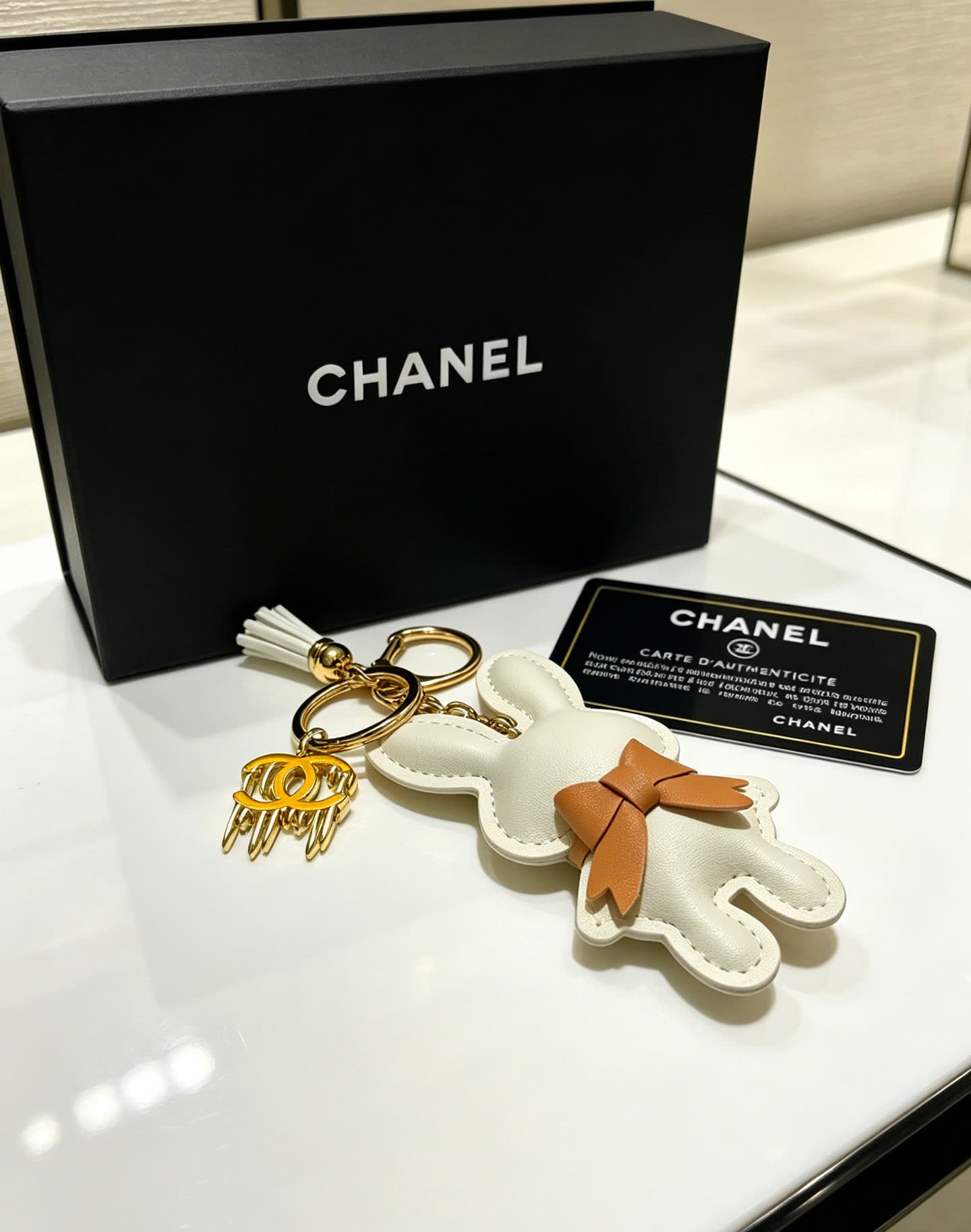 Chanel Rabbit Keychain