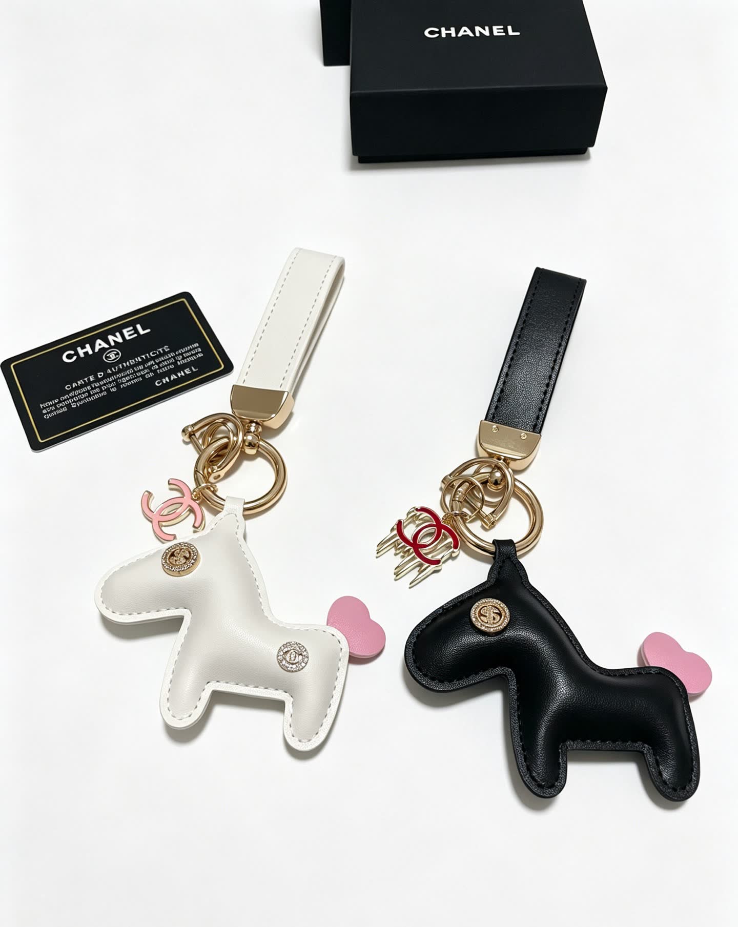 Chanel Leather Keychain