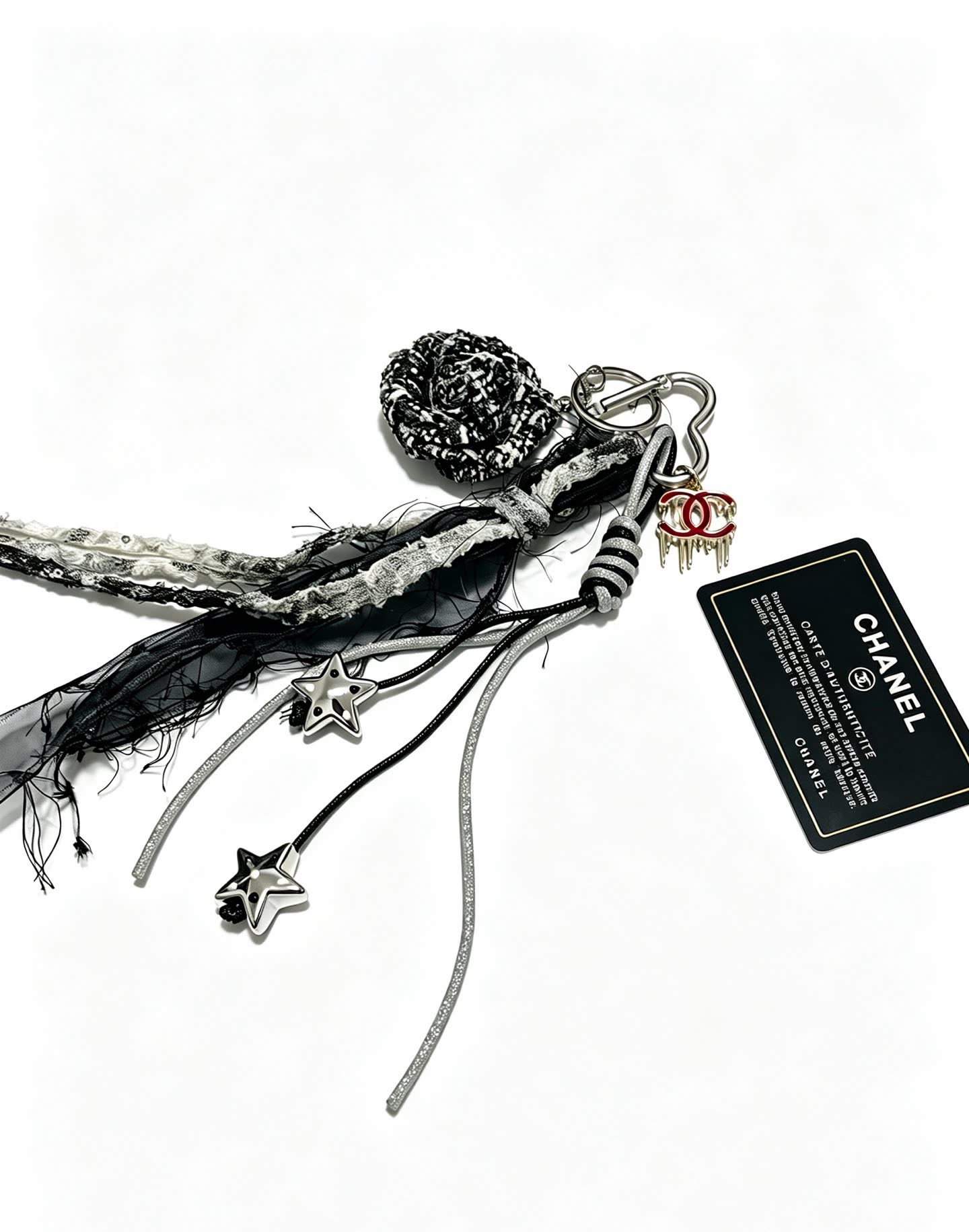 Chanel Keychain with Tassels and Stars