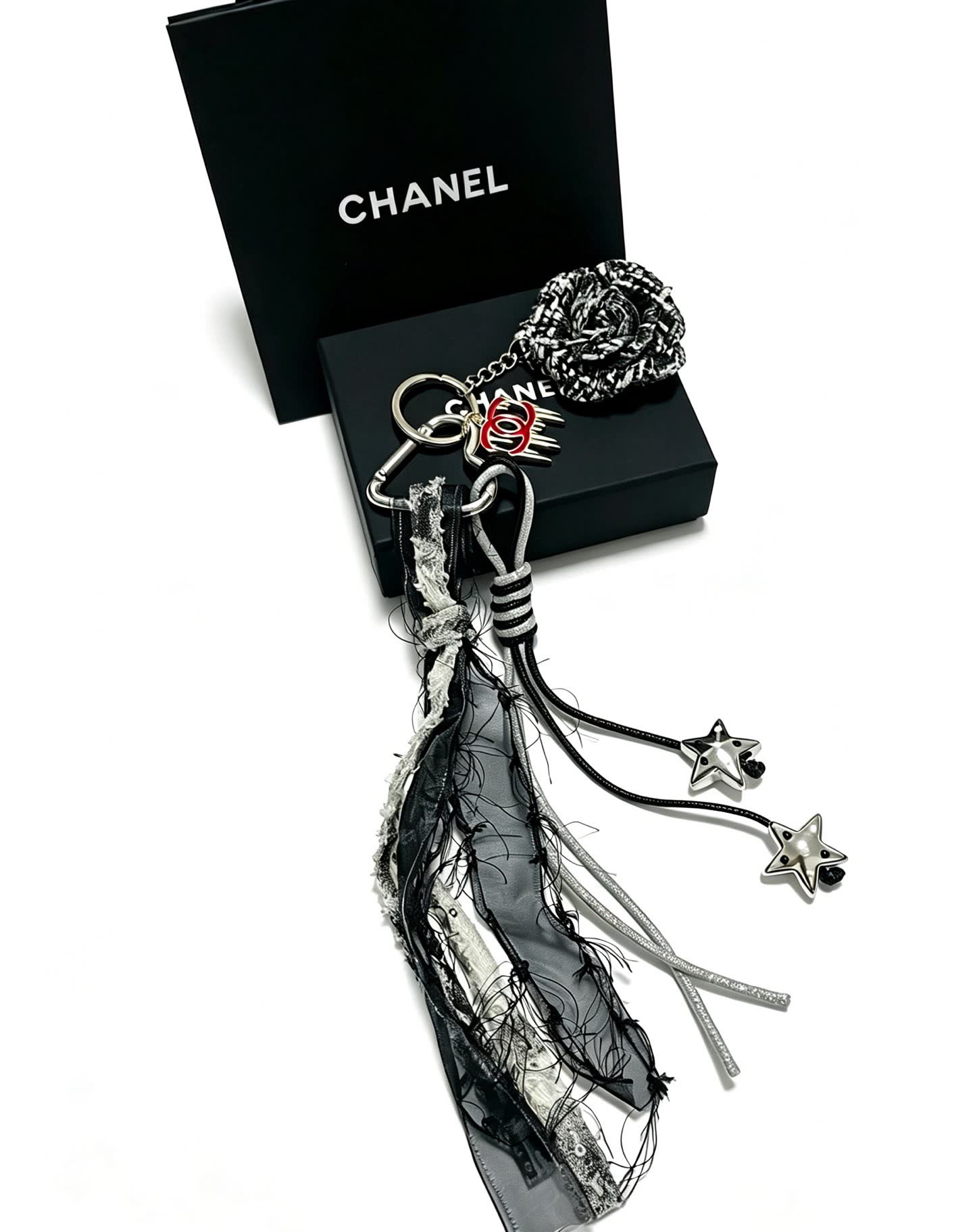 Chanel Keychain with Tassels and Stars