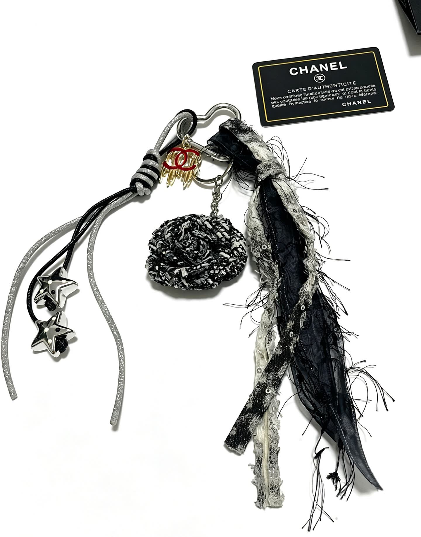 Chanel Keychain with Tassels and Stars