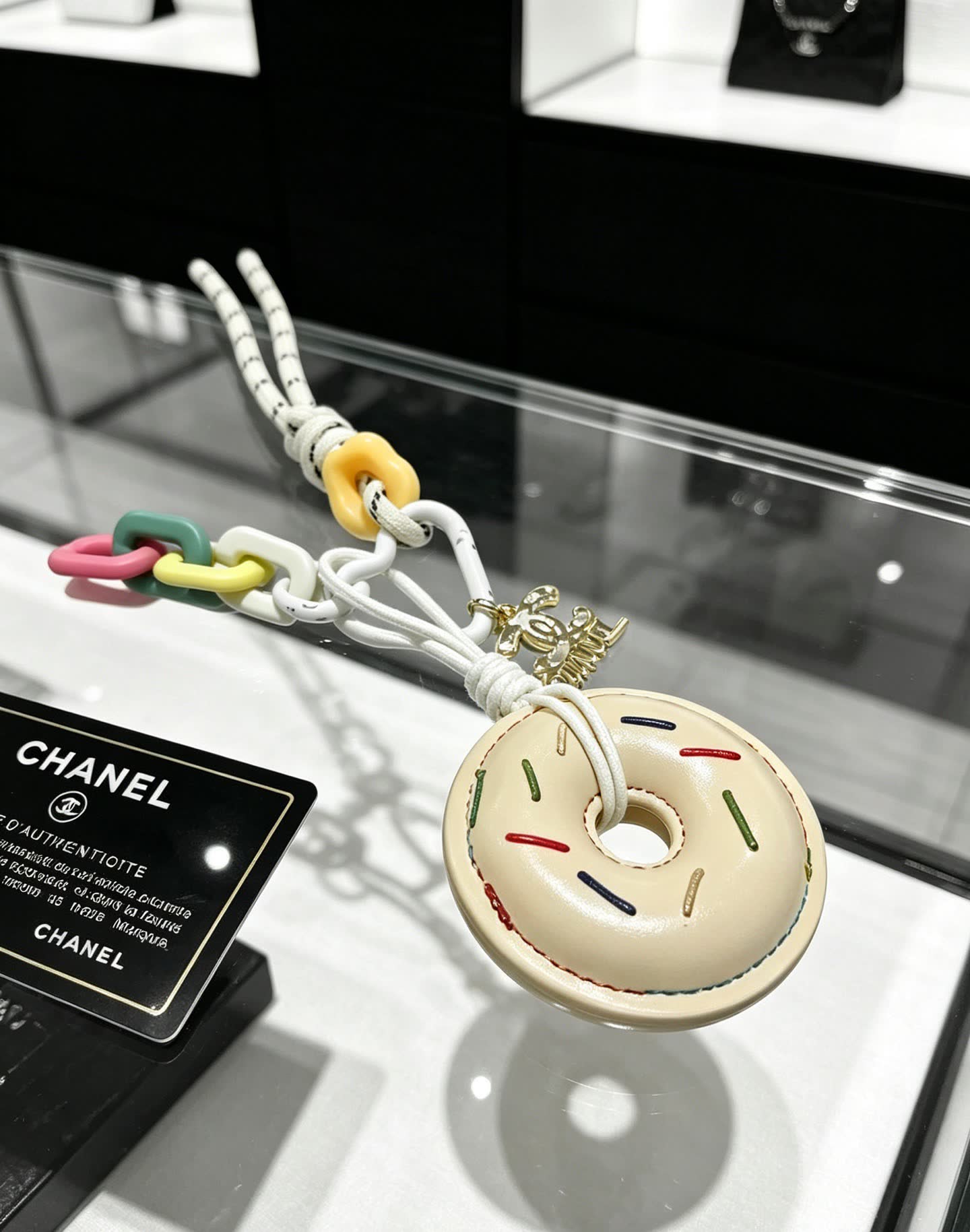 Chanel Donut Keychain