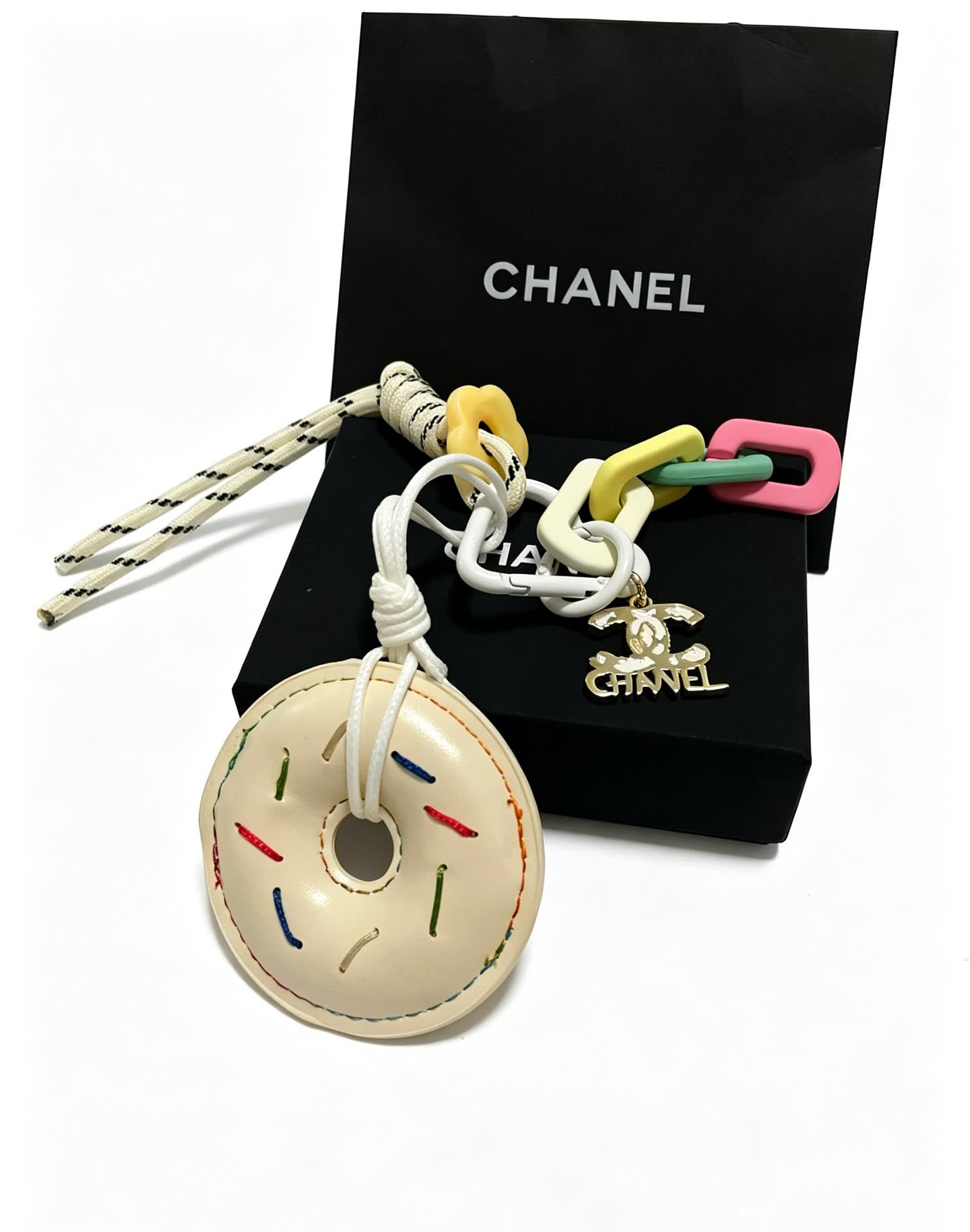 Chanel Donut Keychain