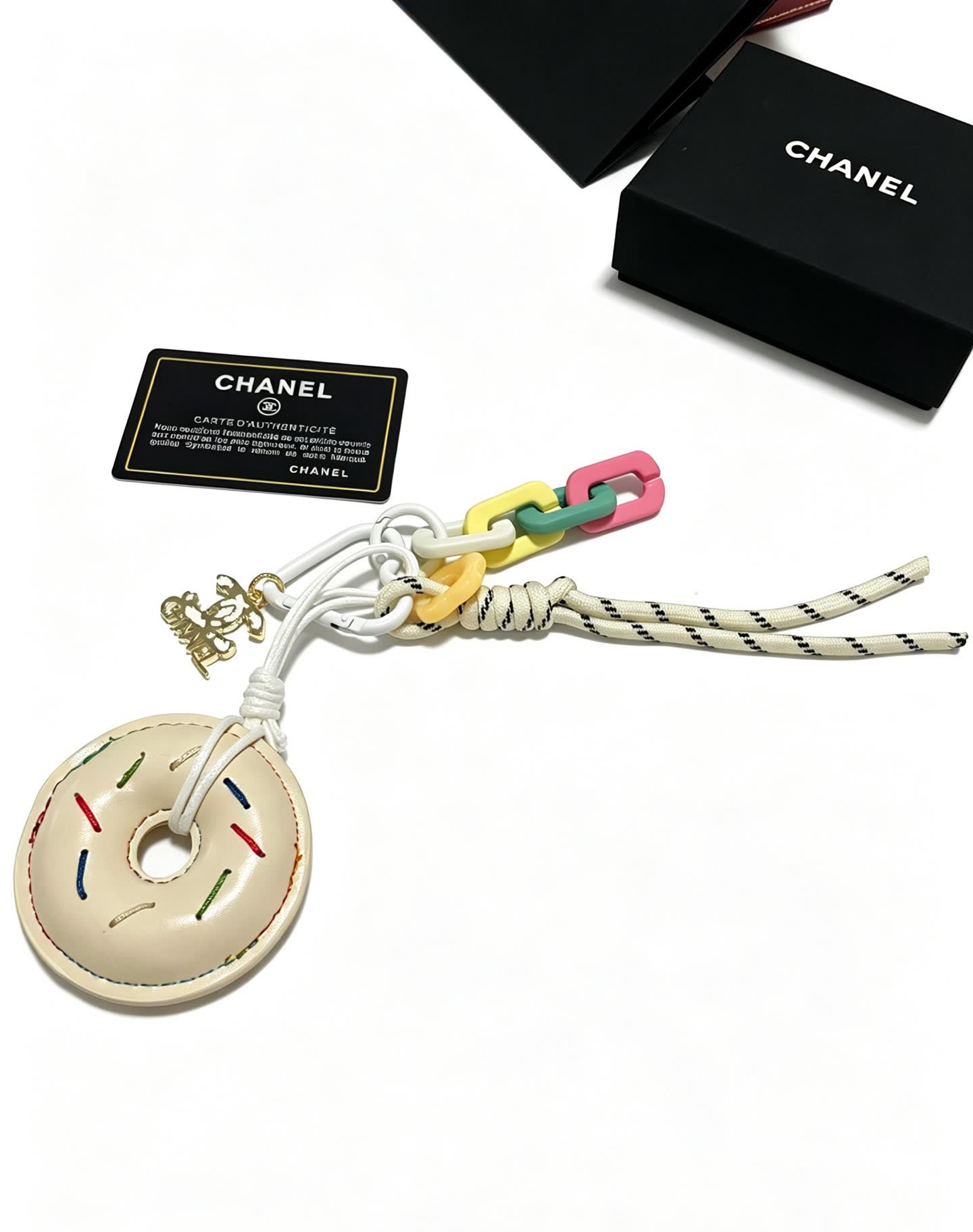 Chanel Donut Keychain