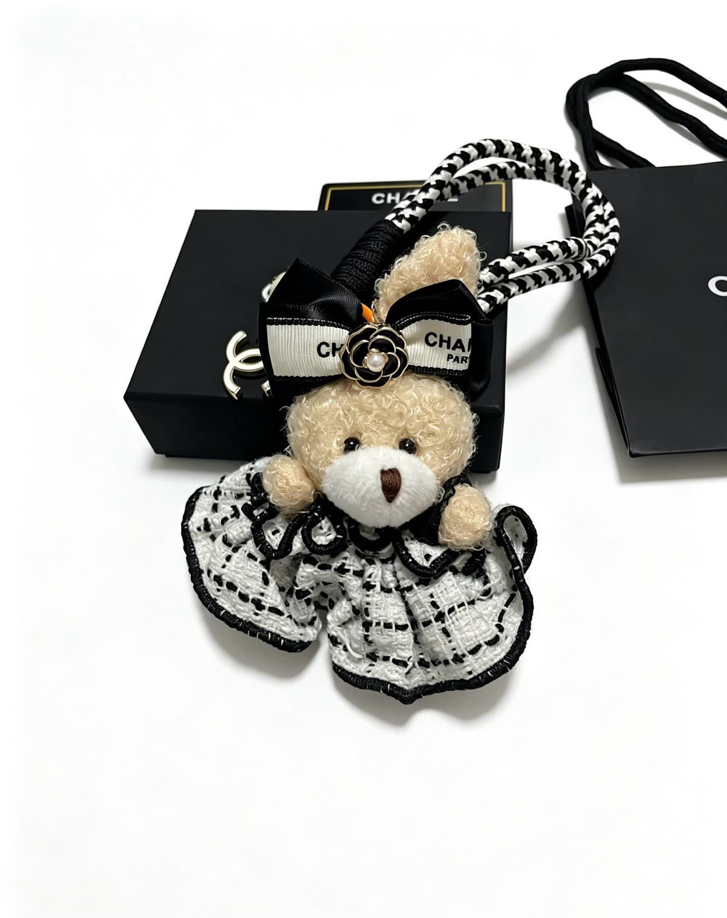 Chanel Bear Charm with CC Logo
