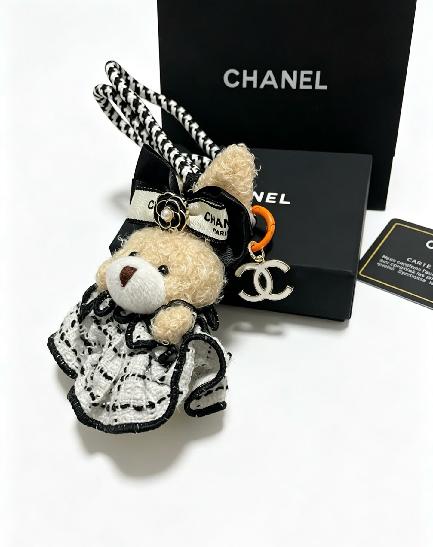Chanel Bear Charm with CC Logo