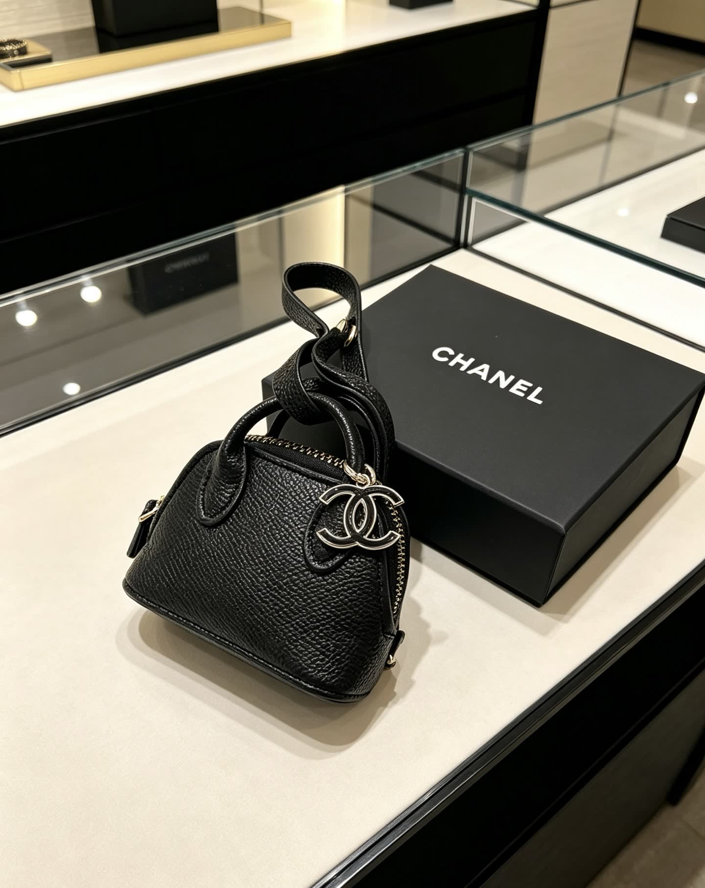 Chanel CC Charm Keychain Chanel CC Charm Keychain