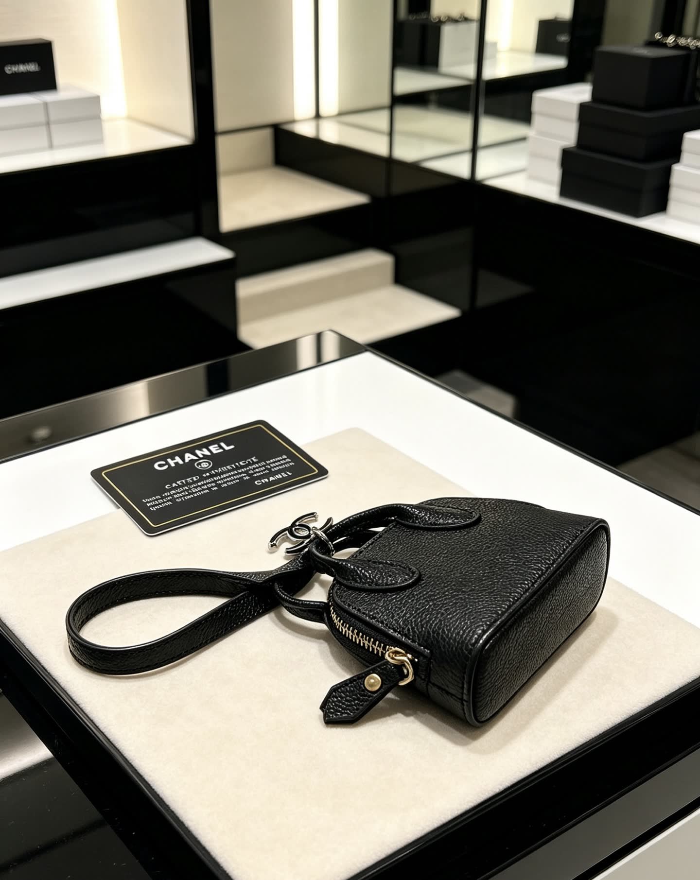 Chanel CC Charm Keychain