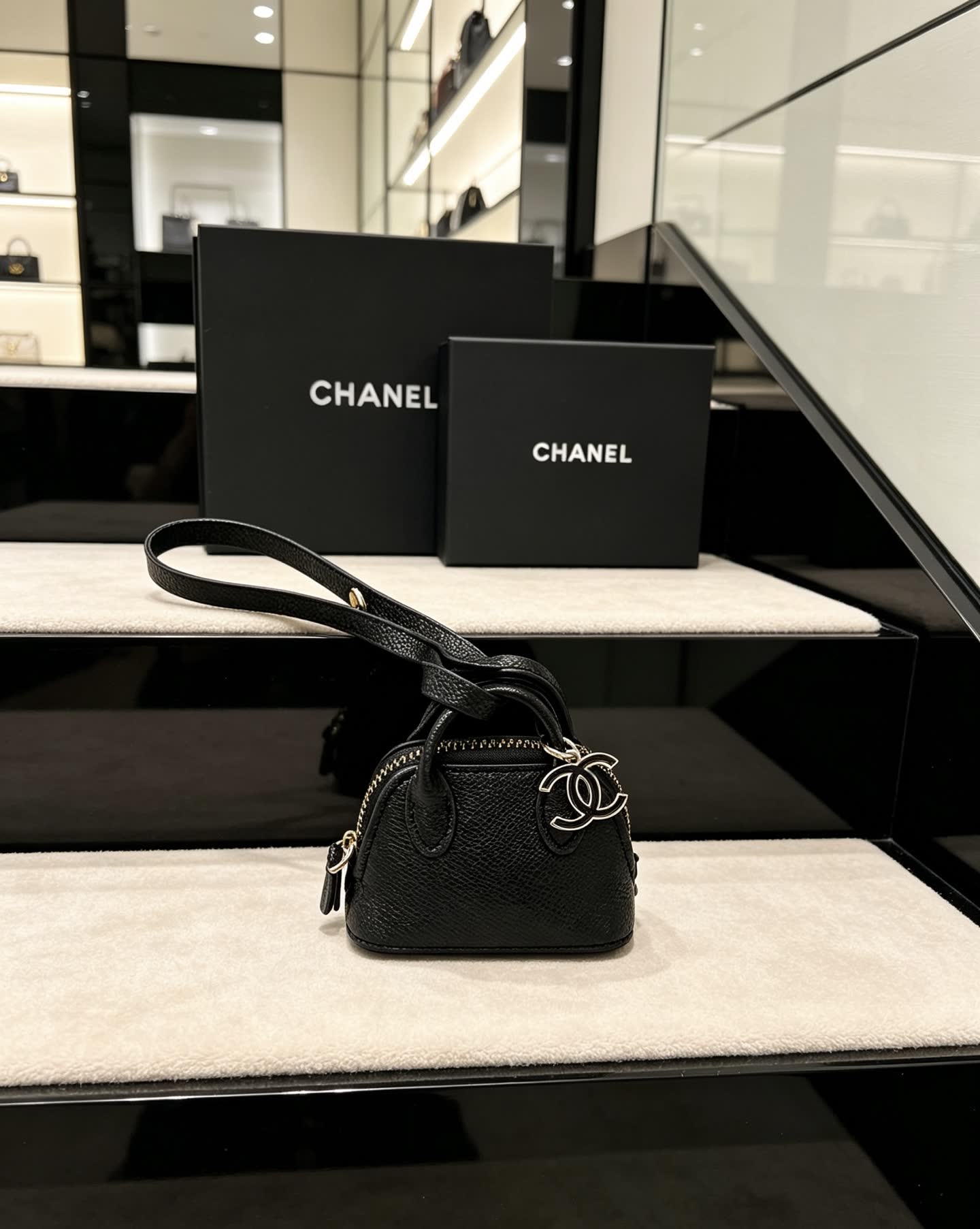 Chanel CC Charm Keychain