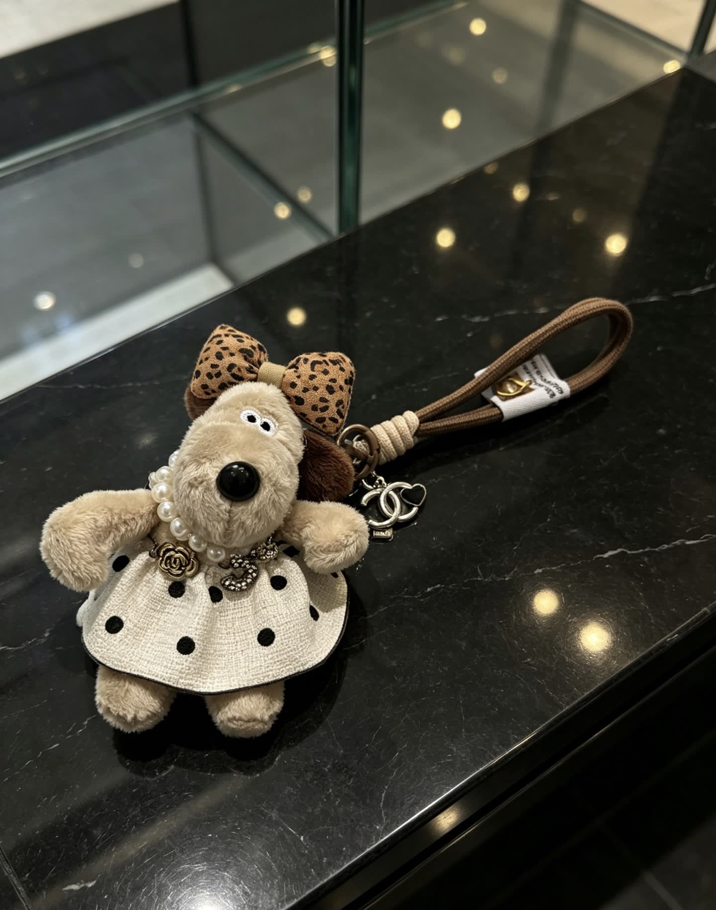 Chanel Dog Keychain Chanel Dog Keychain