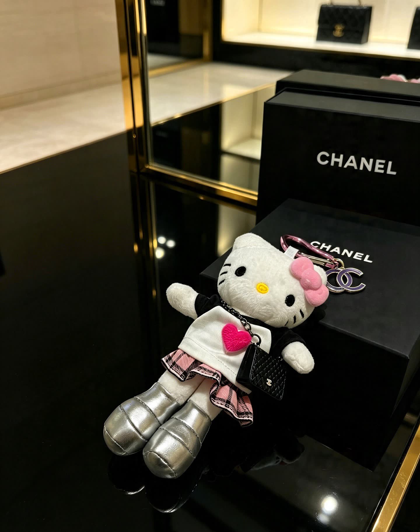 Chanel Hello Kitty Keychain Chanel Hello Kitty Keychain