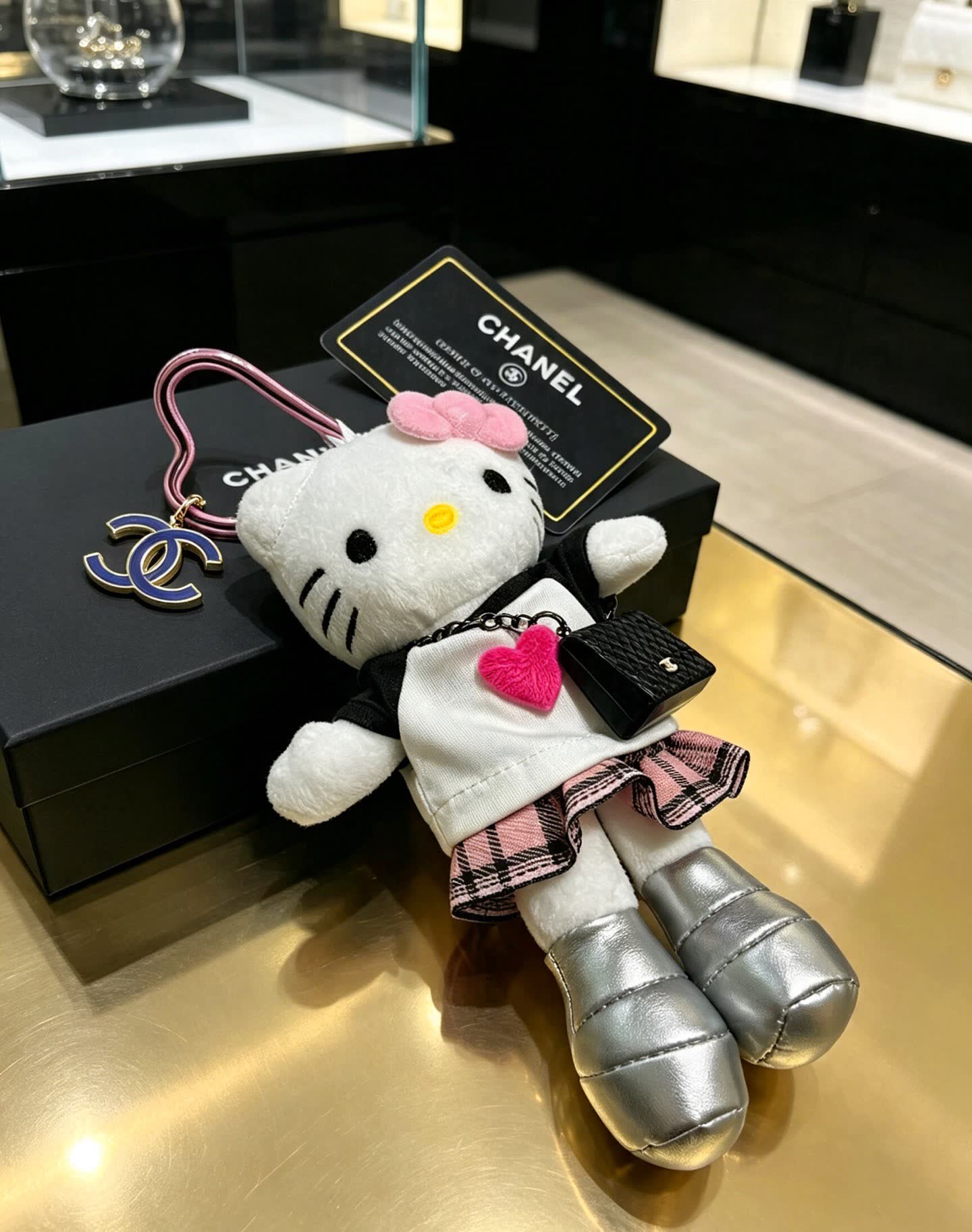 Chanel Hello Kitty Keychain