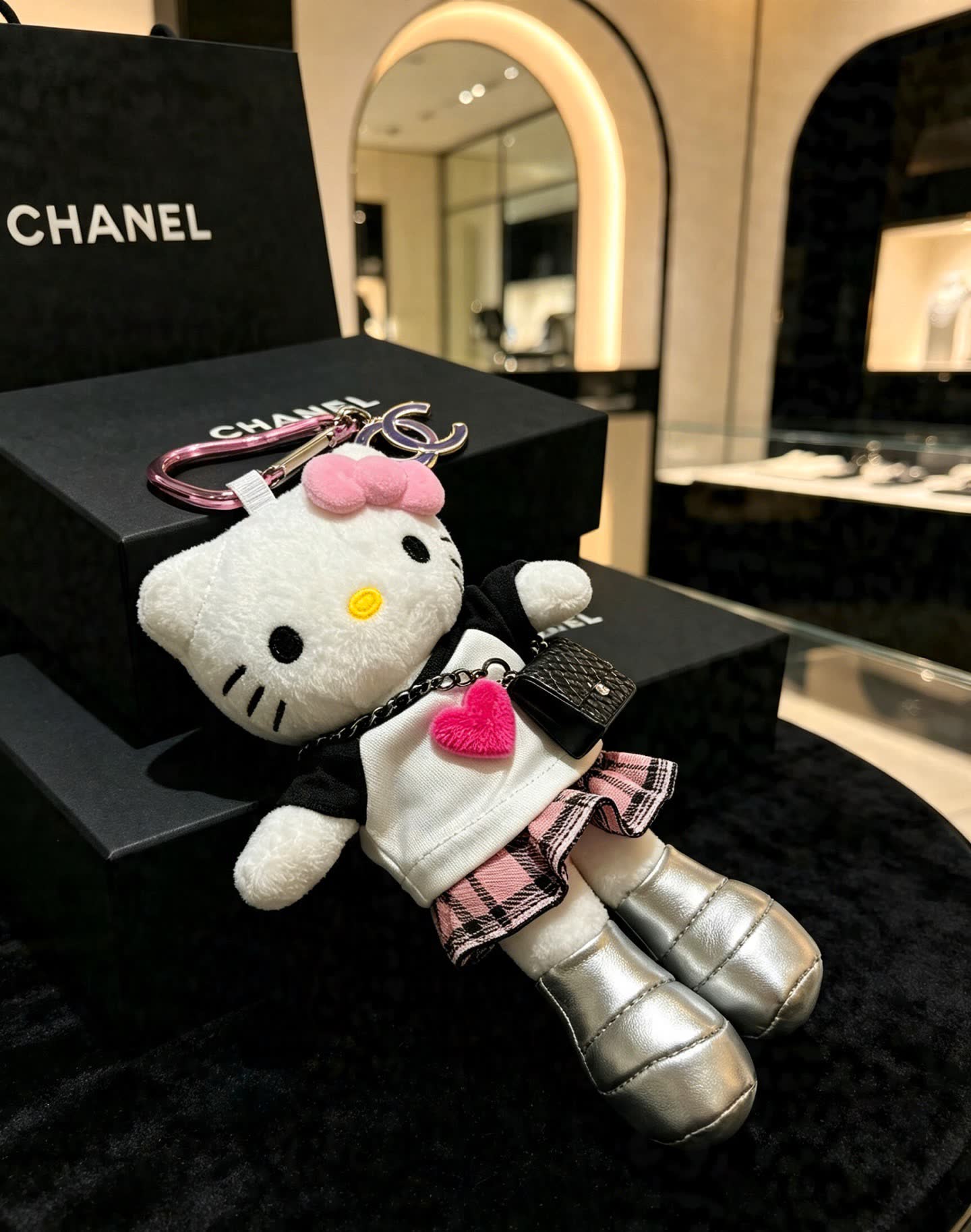 Chanel Hello Kitty Keychain