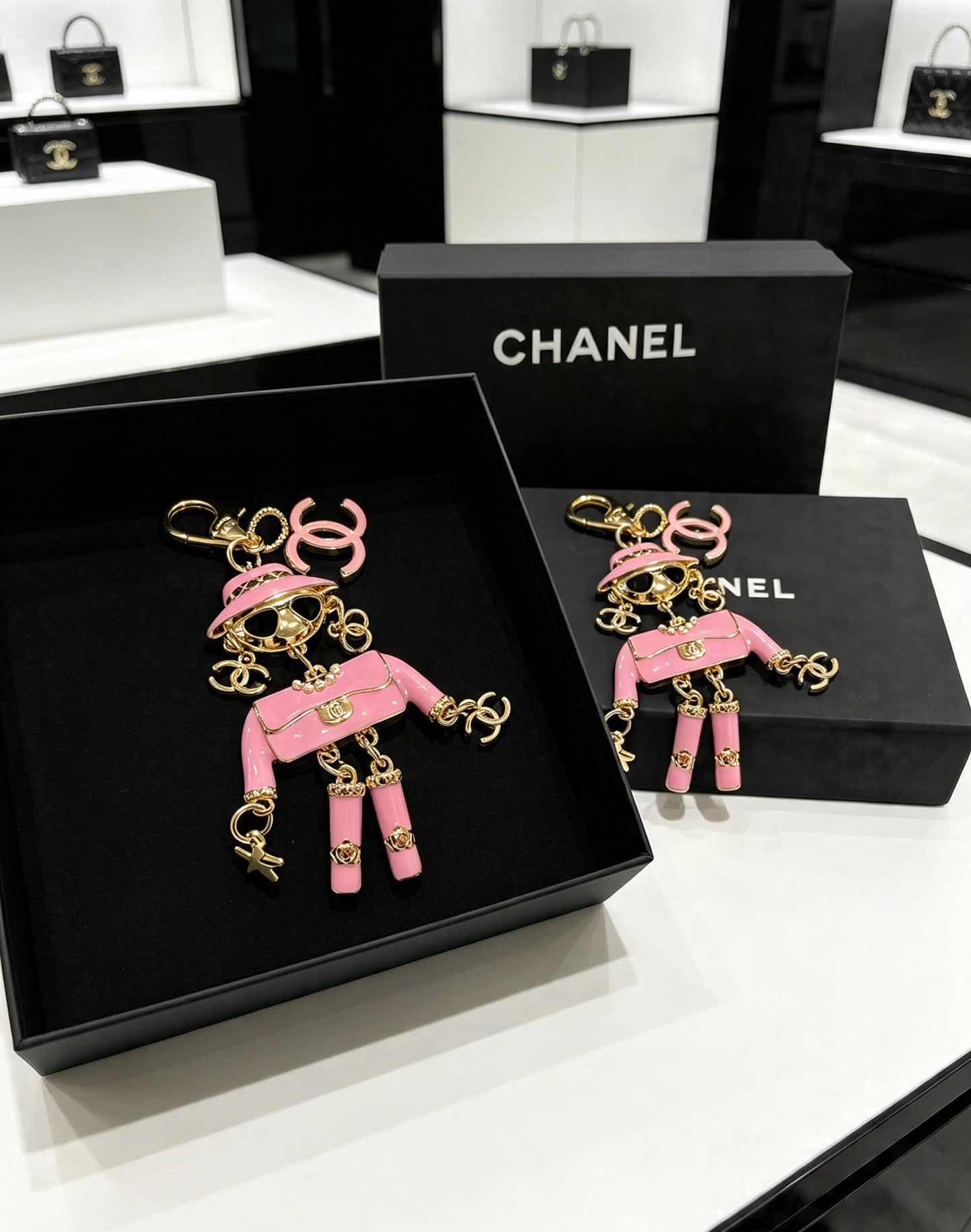 Chanel Pink Doll Charm