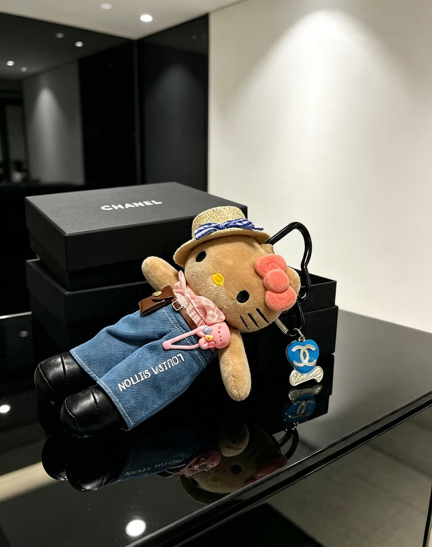 Chanel Hello Kitty Keychain