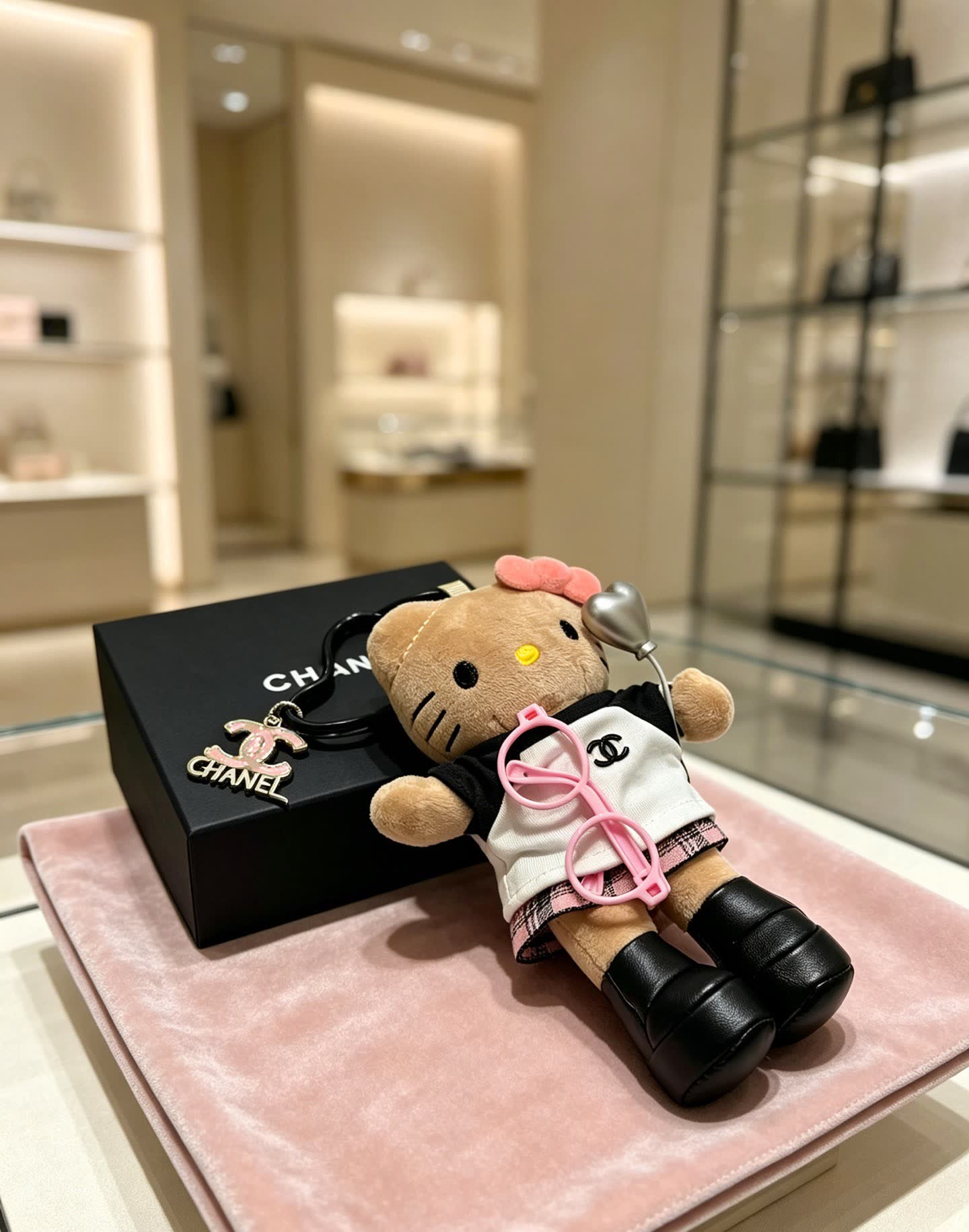 Chanel Hello Kitty Keychain Chanel Hello Kitty Keychain
