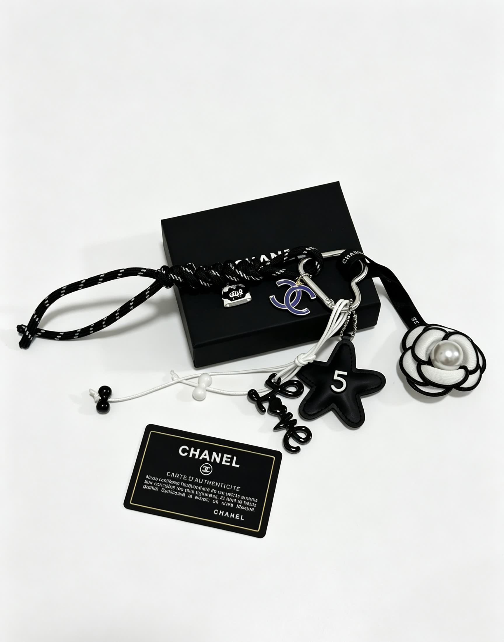 Chanel Keychain with Star Charm