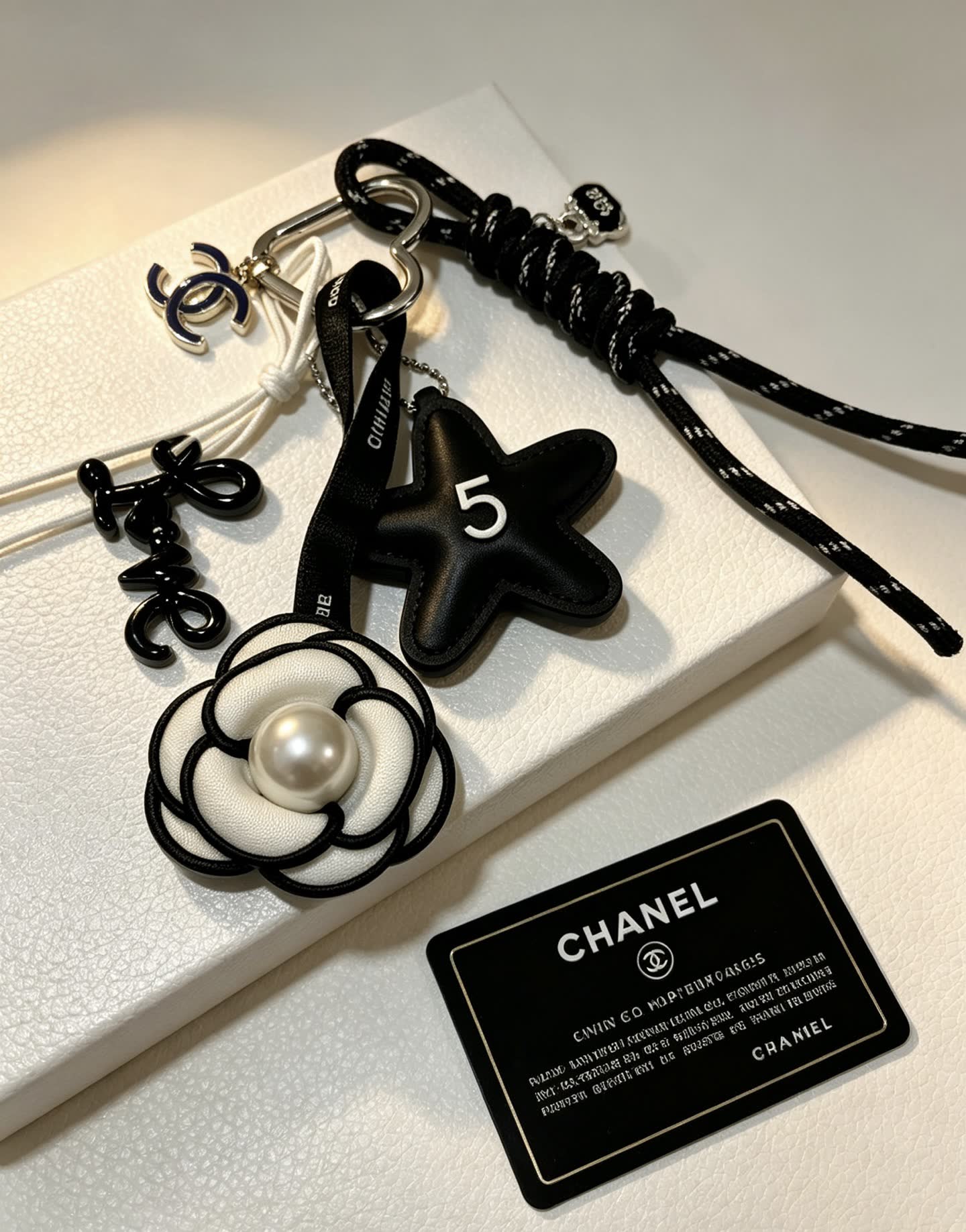 Chanel Keychain with Star Charm