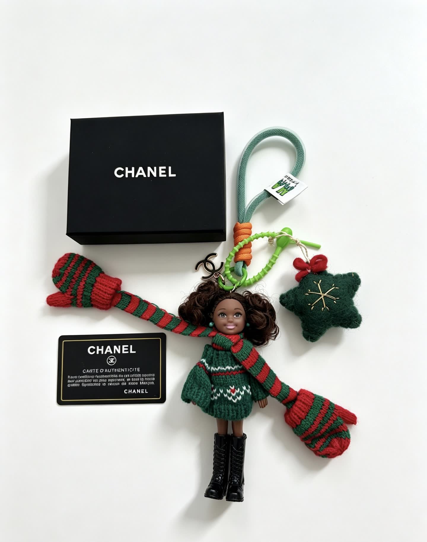 Chanel Christmas Keychain Chanel Christmas Keychain