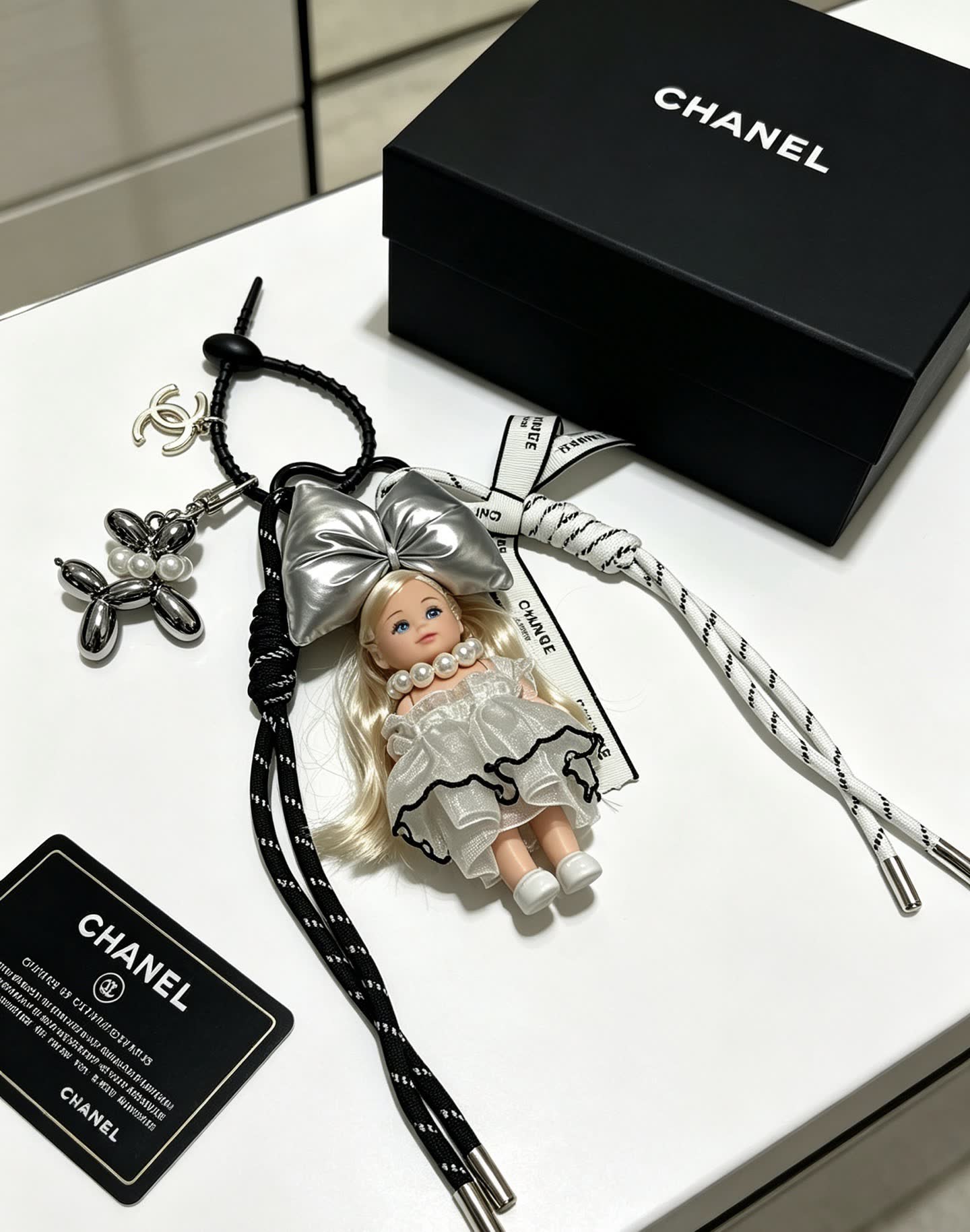 Chanel Doll Charm Keychain Chanel Doll Charm Keychain
