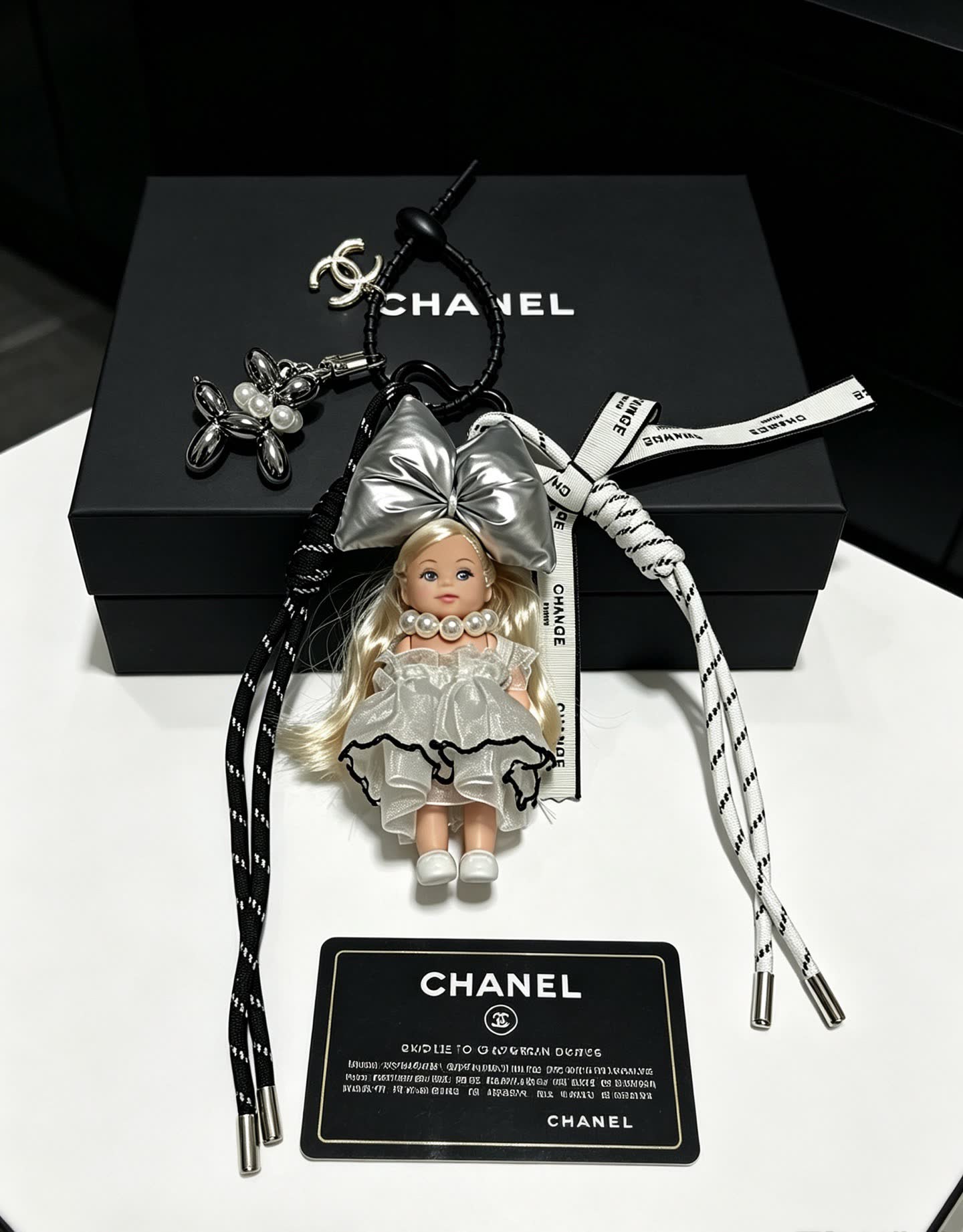 Chanel Doll Charm Keychain