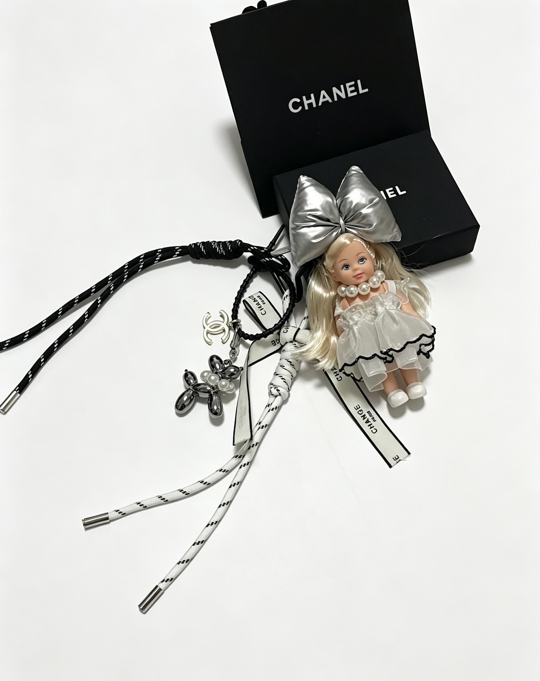 Chanel Doll Charm Keychain