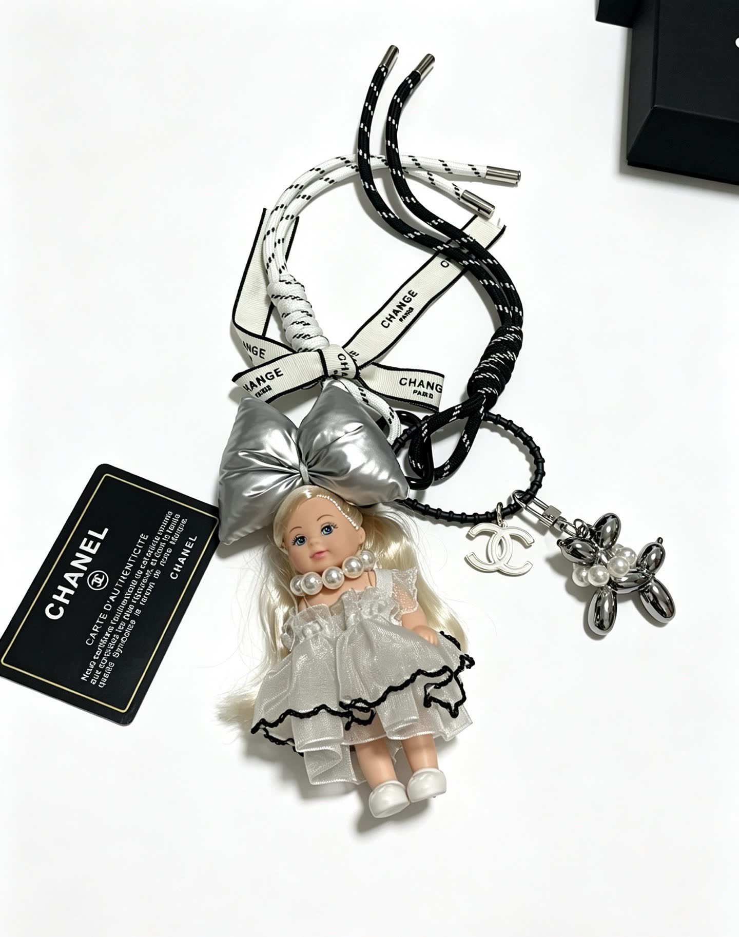 Chanel Doll Charm Keychain