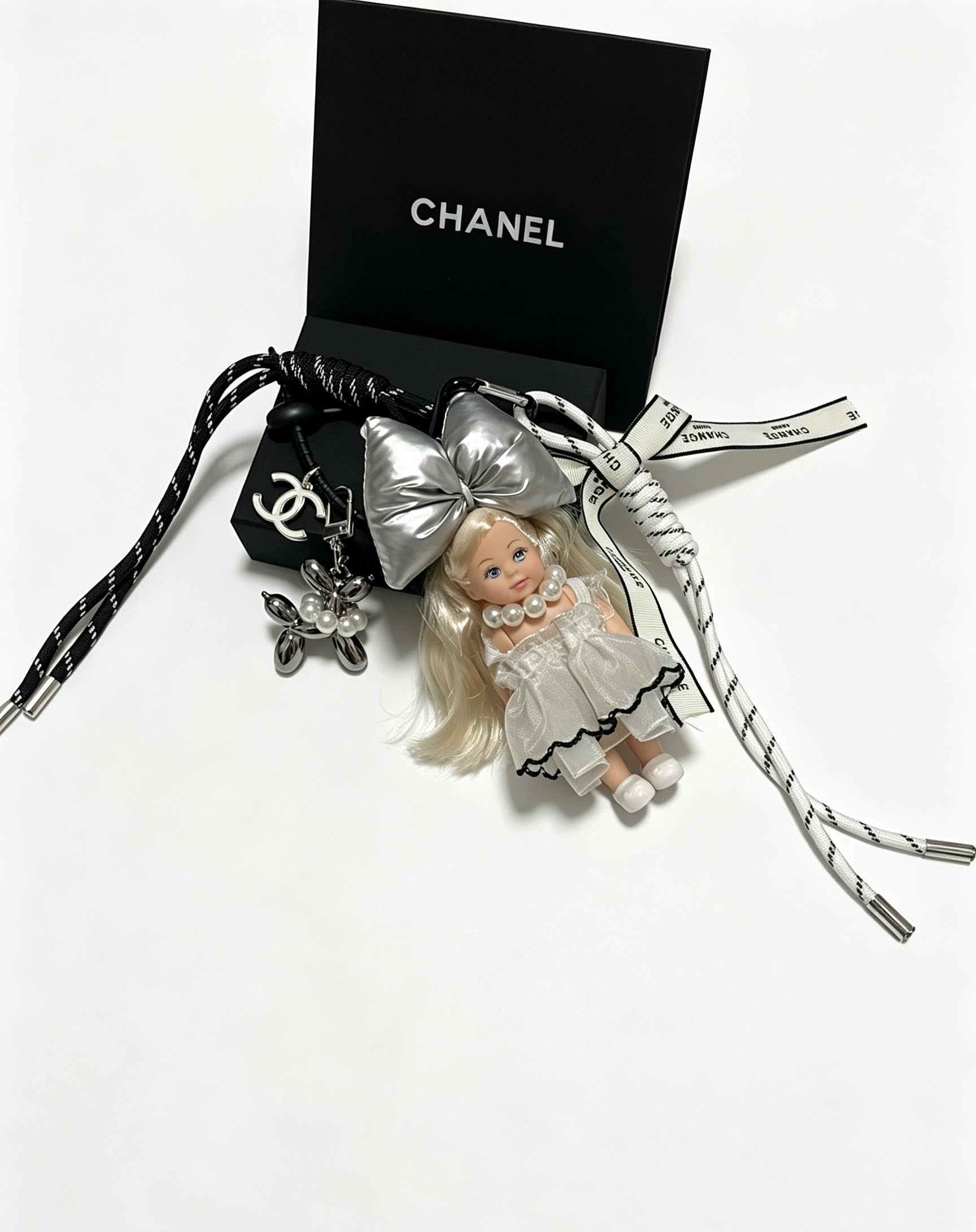 Chanel Doll Charm Keychain