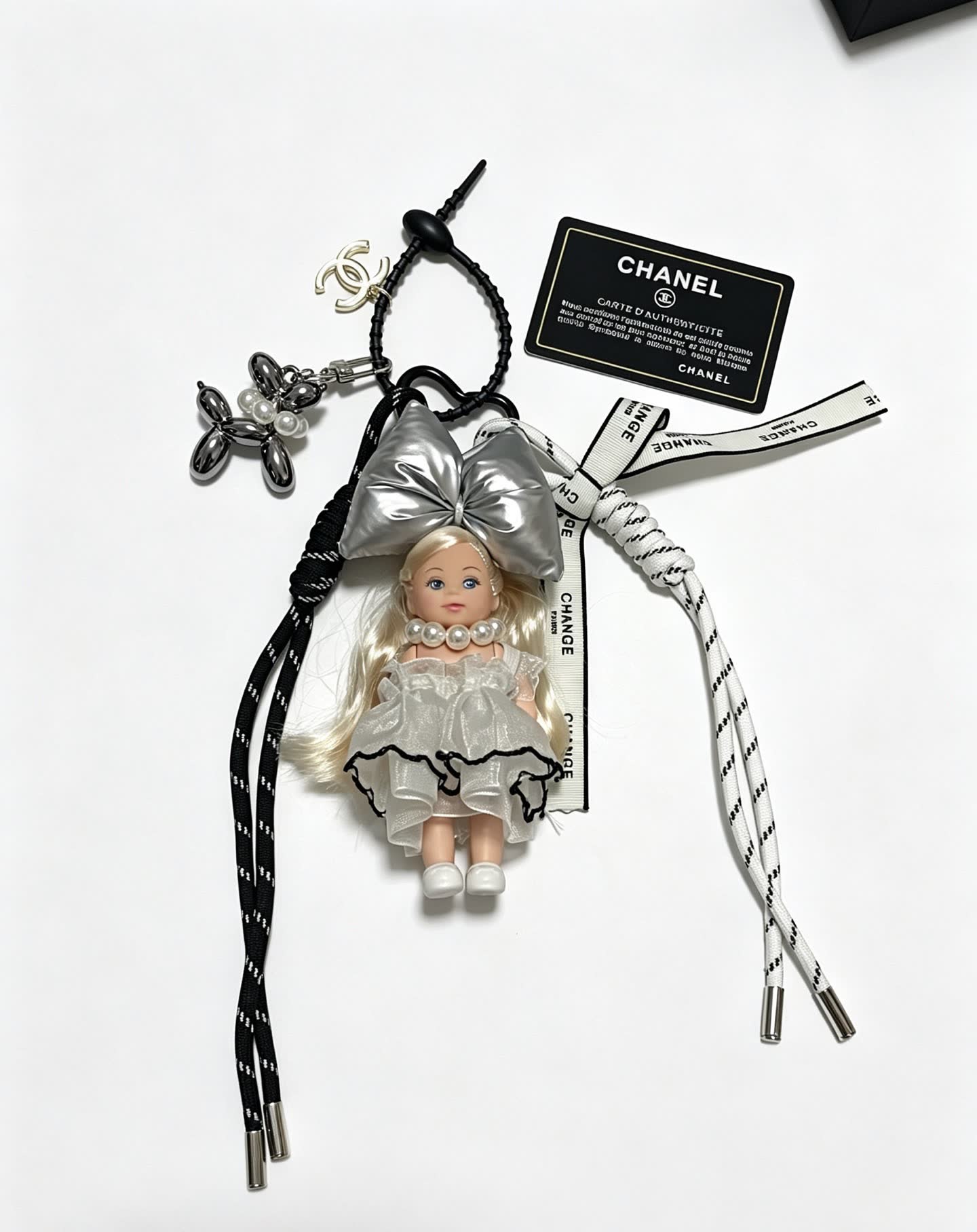 Chanel Doll Charm Keychain