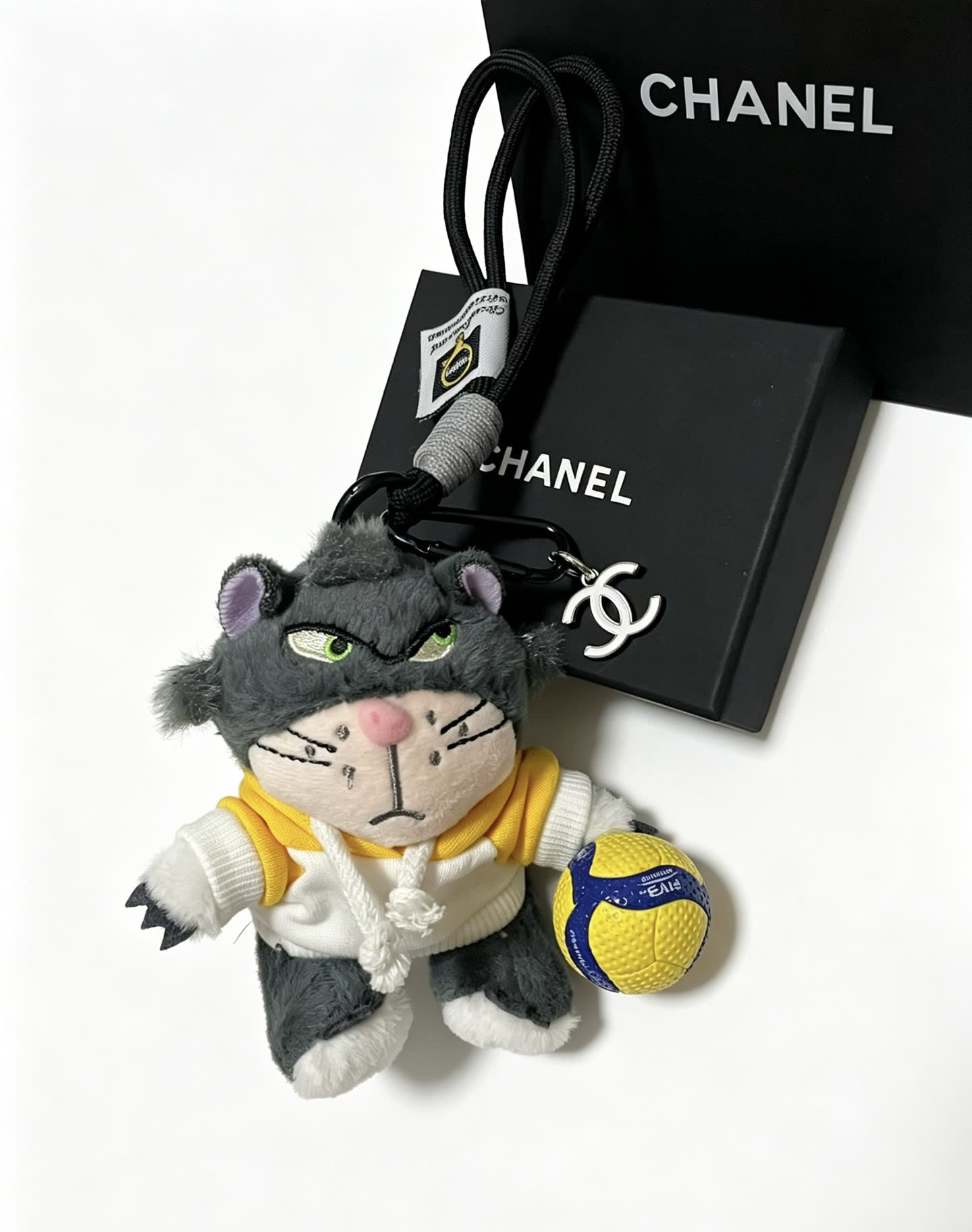 Chanel Black Box with Silver Charm