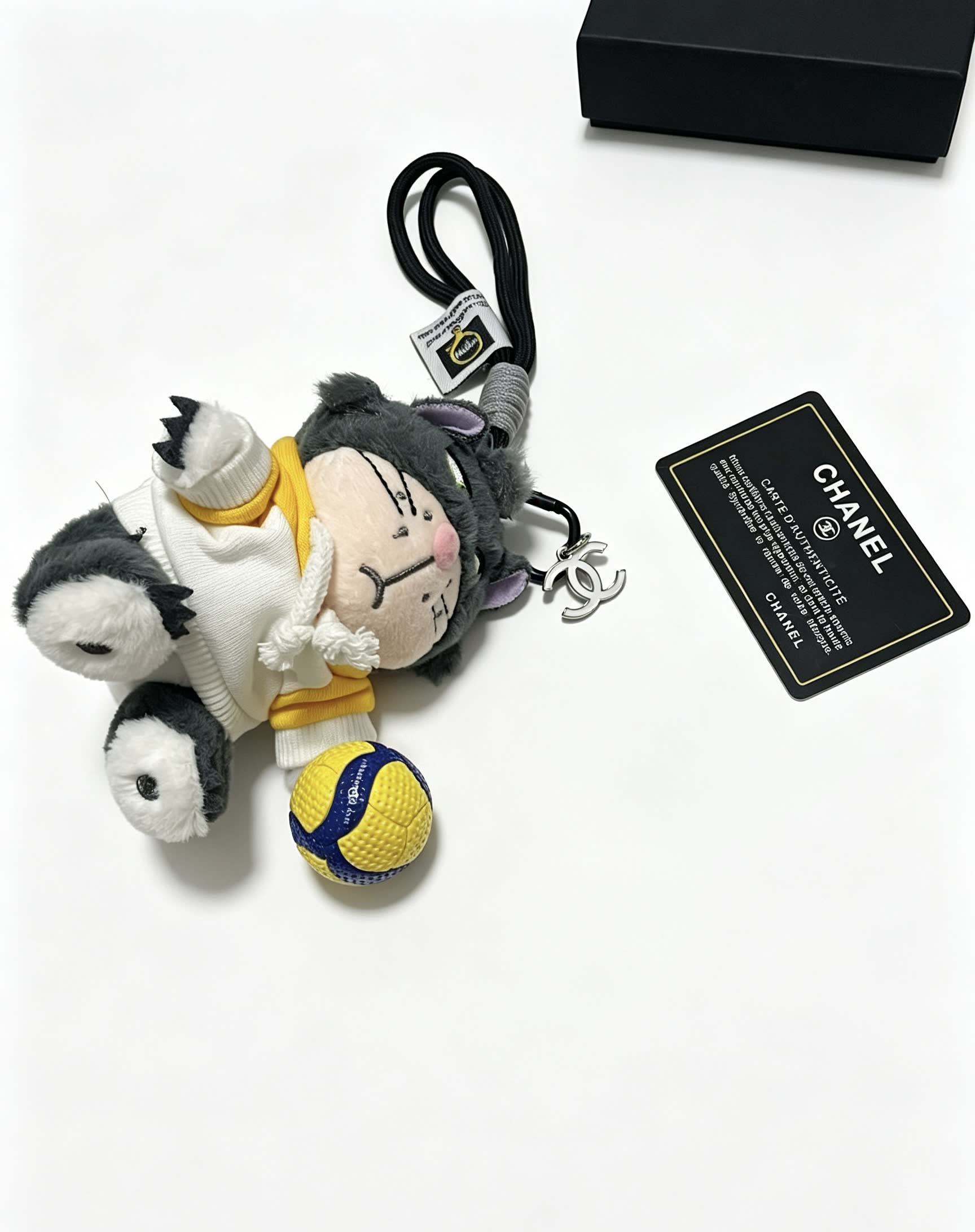 Chanel Black Box with Silver Charm