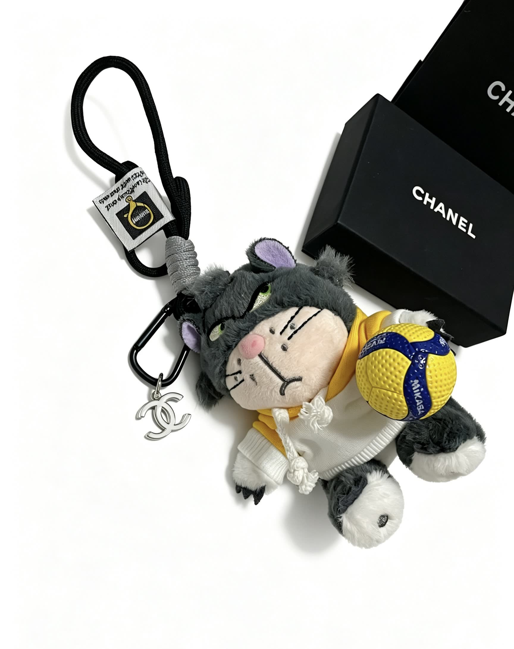 Chanel Black Box with Silver Charm