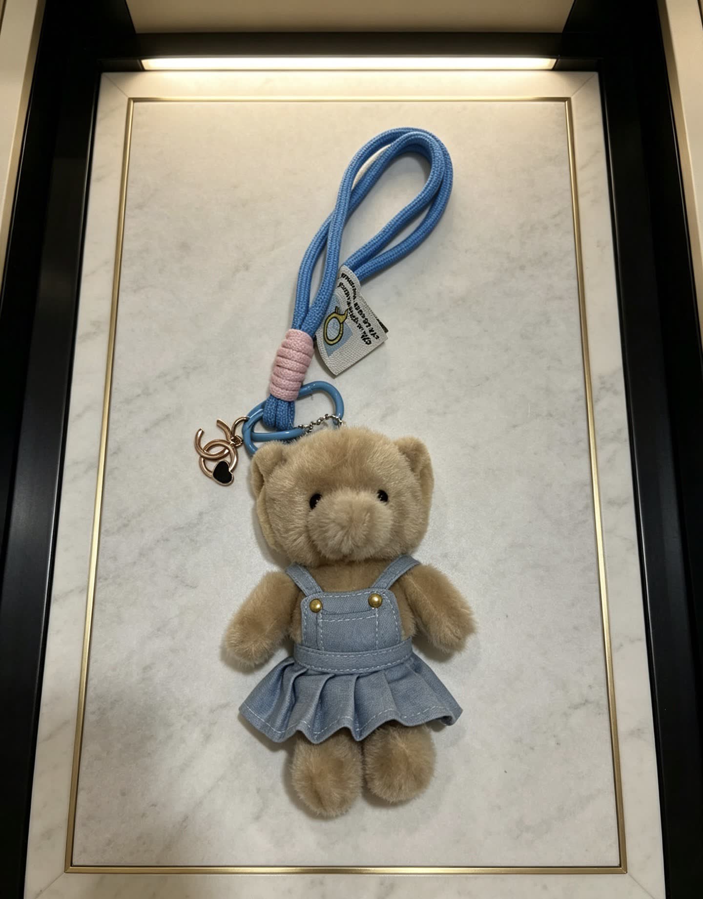Chanel Teddy Bear Keychain