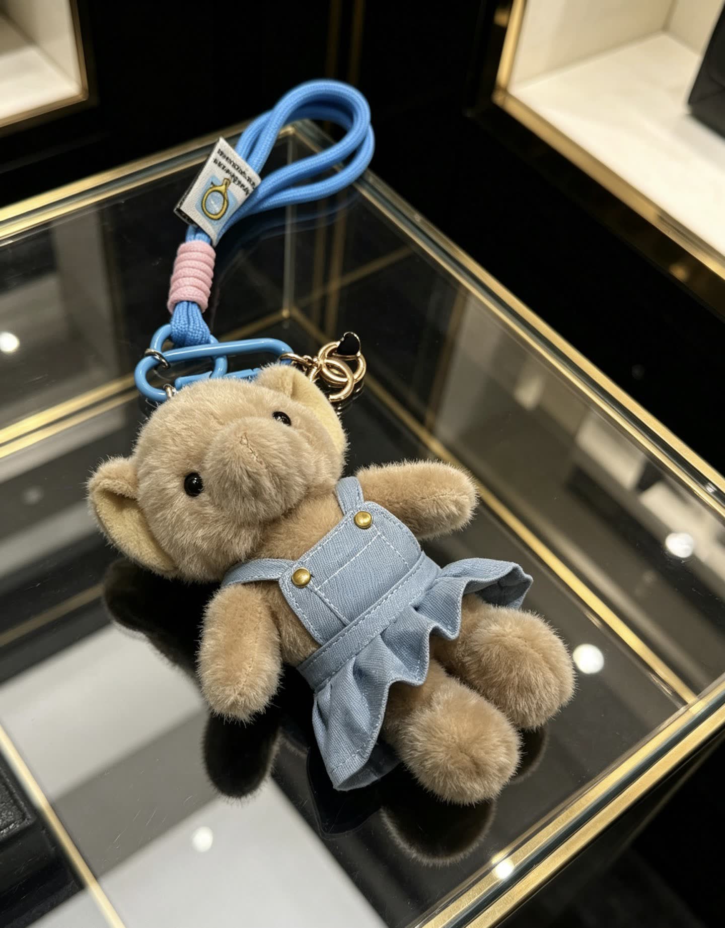 Chanel Teddy Bear Keychain