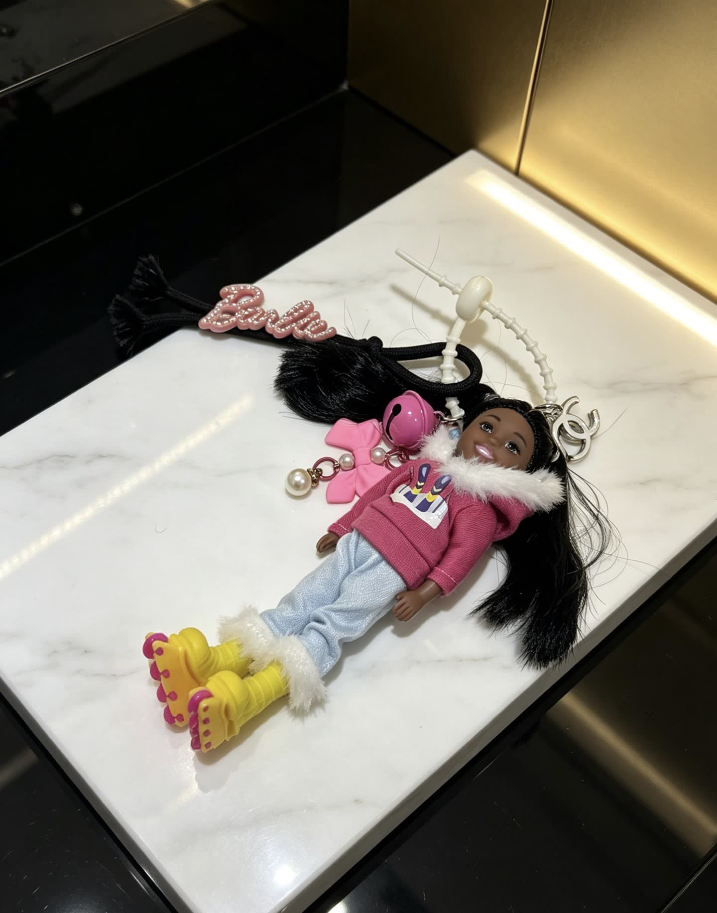 Chanel Barbie Fashionista Keychain Chanel Barbie Fashionista Keychain