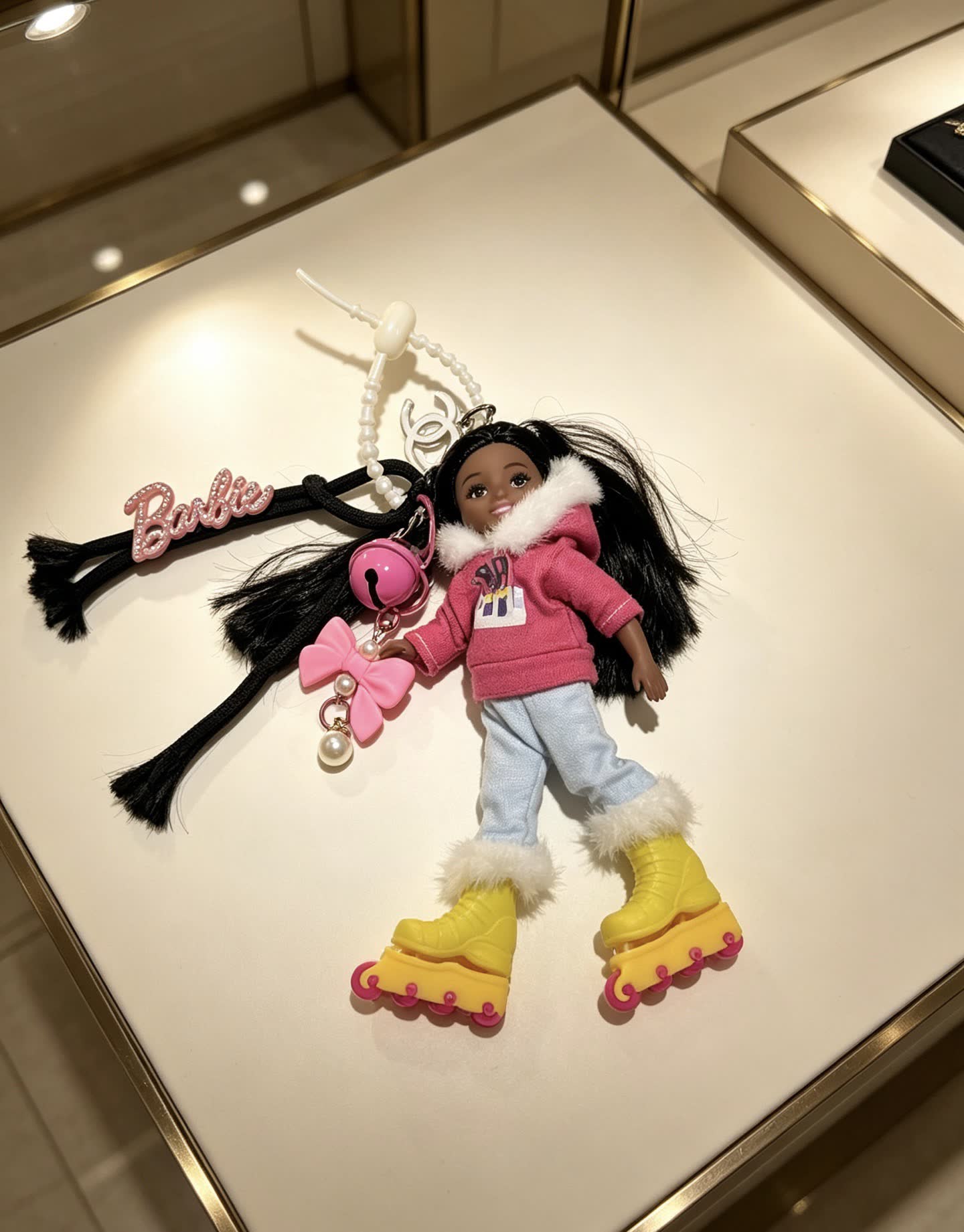 Chanel Barbie Fashionista Keychain