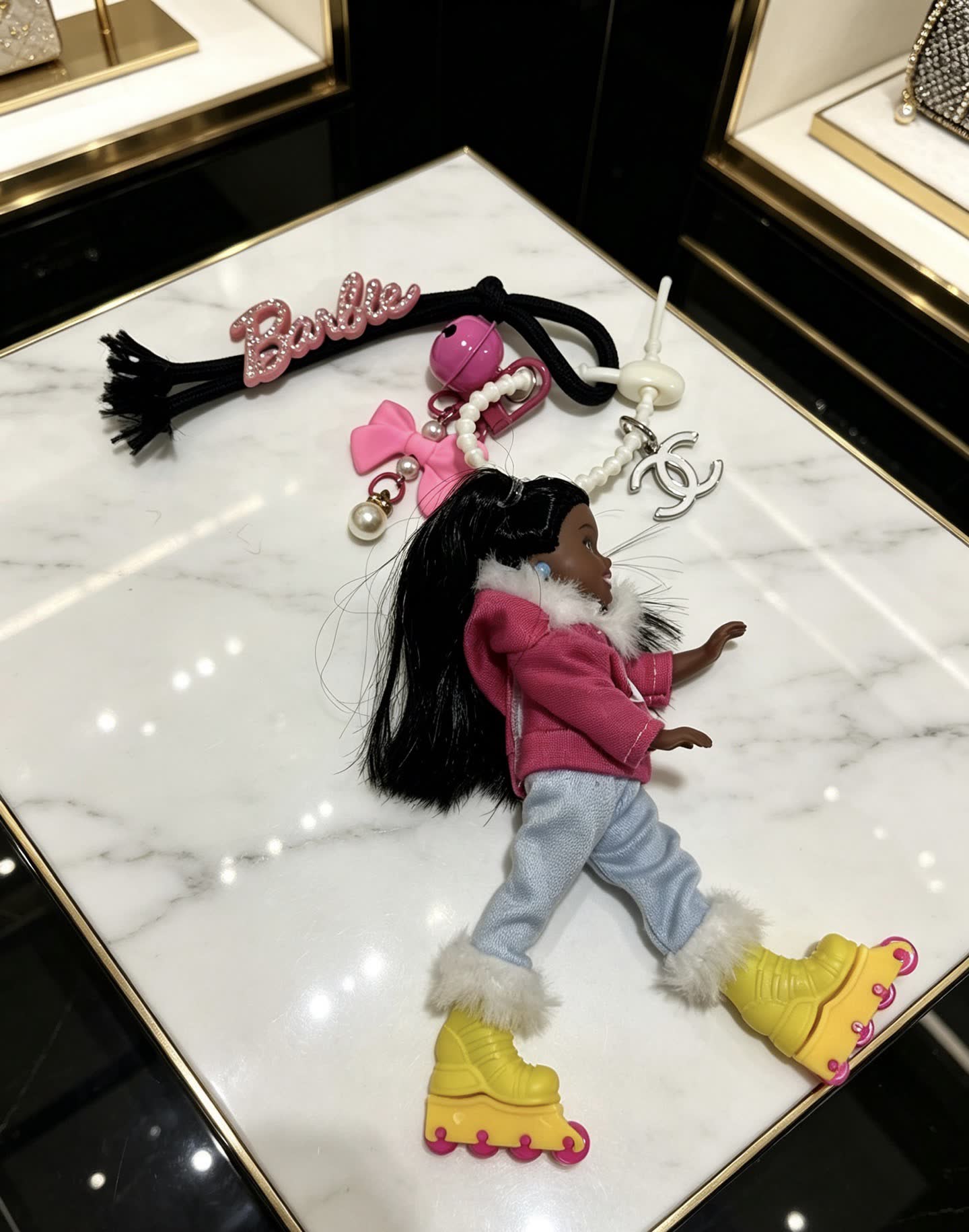Chanel Barbie Fashionista Keychain