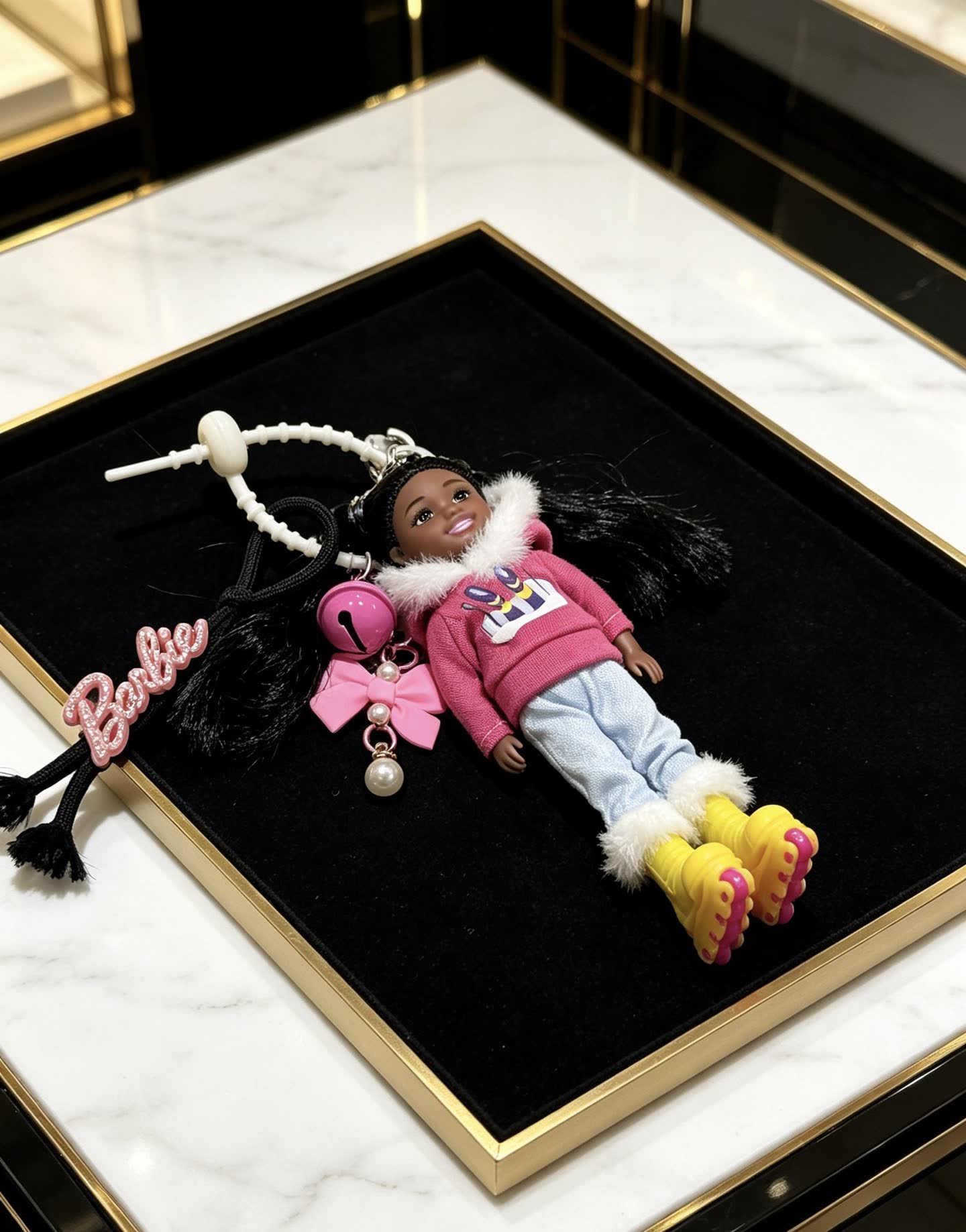 Chanel Barbie Fashionista Keychain