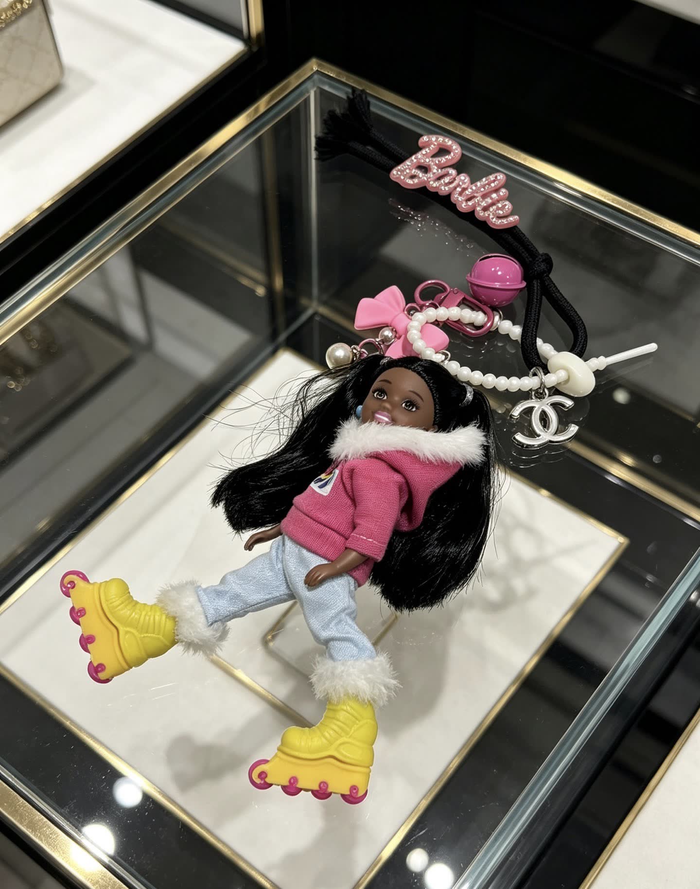 Chanel Barbie Fashionista Keychain