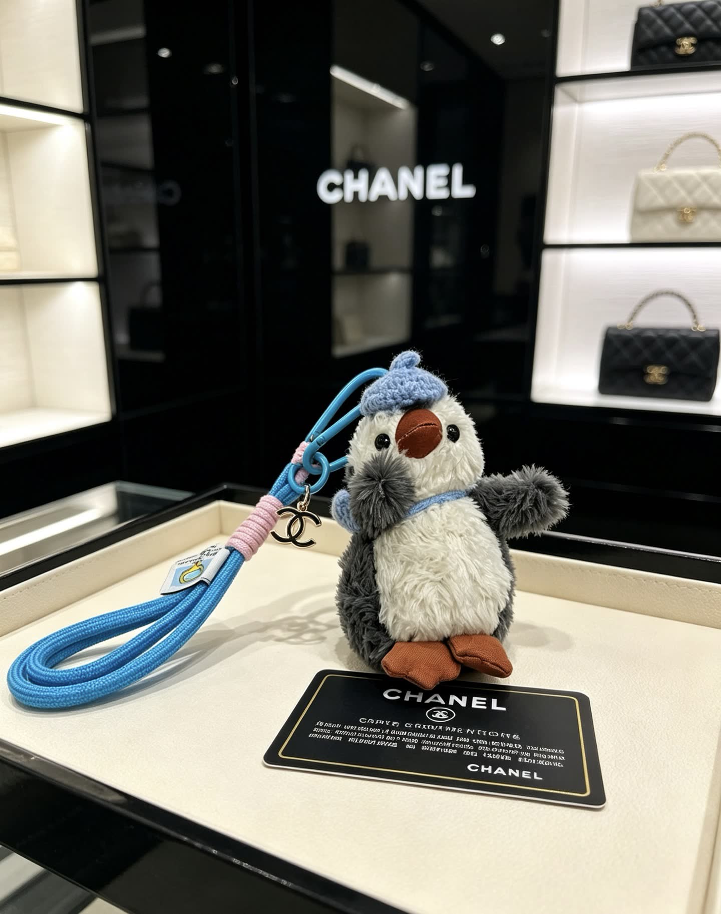 Chanel Penguin Keychain