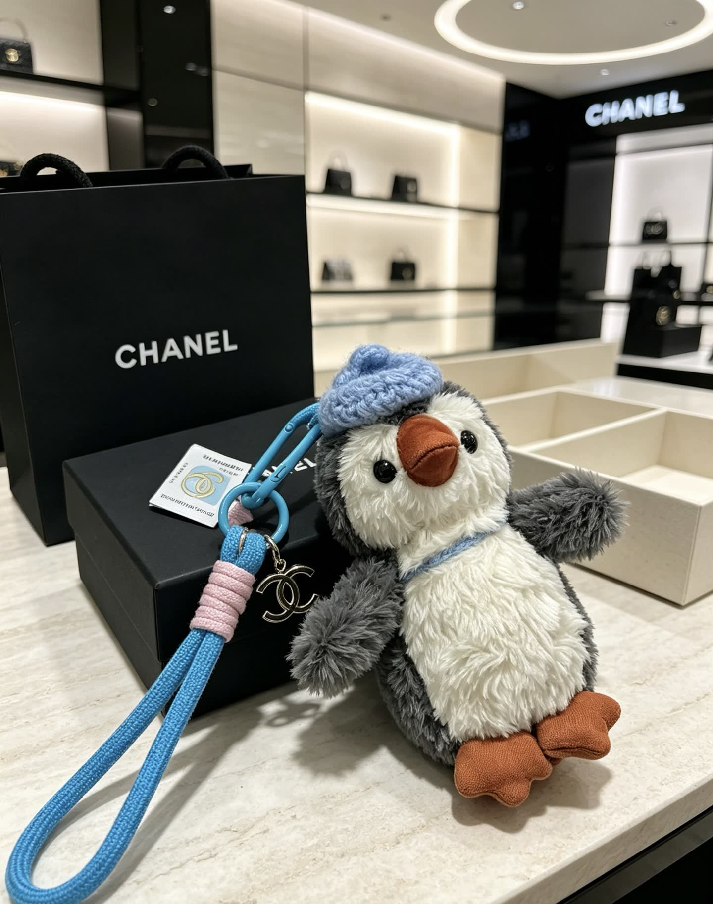 Chanel Penguin Keychain