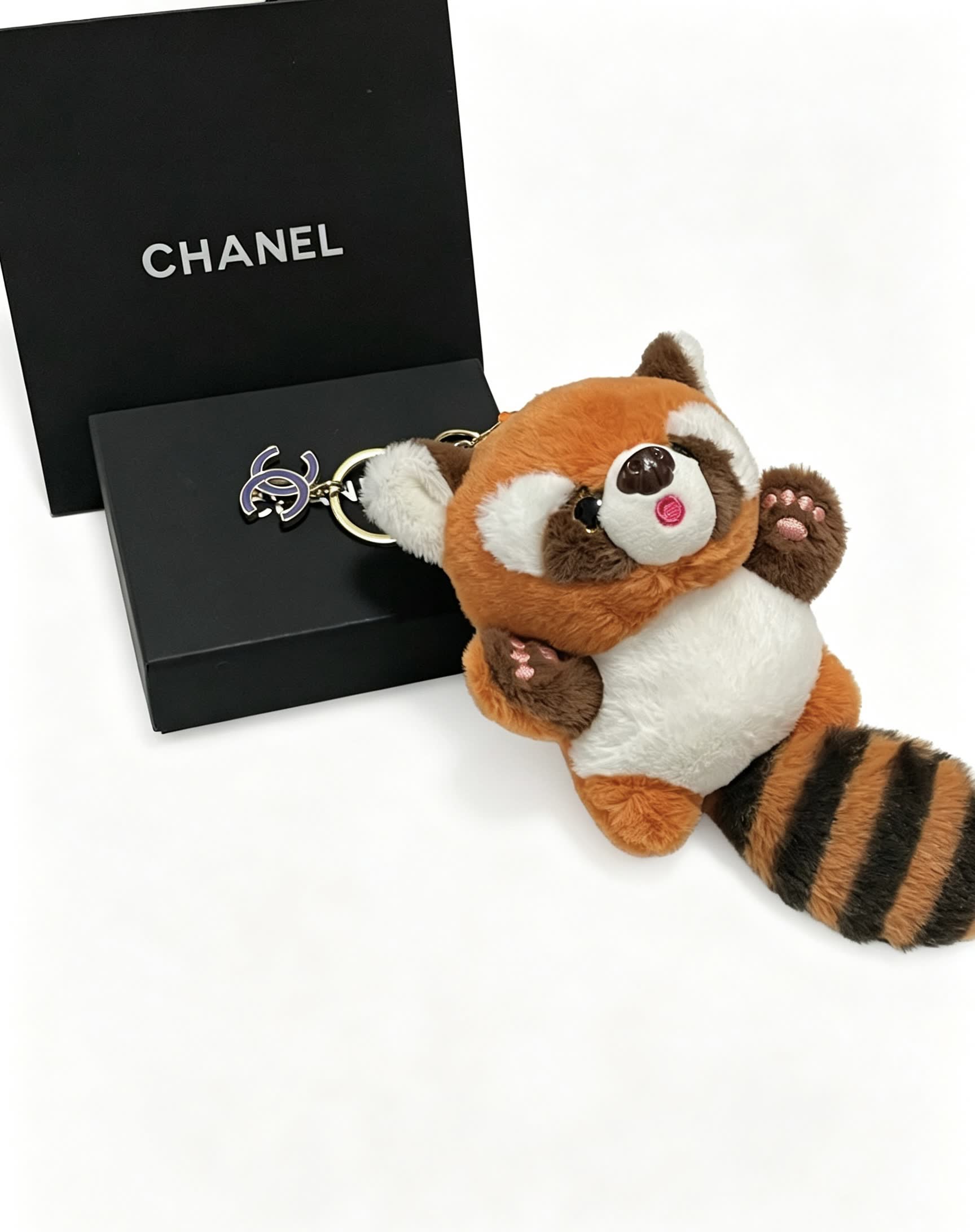Chanel Red Panda Keychain