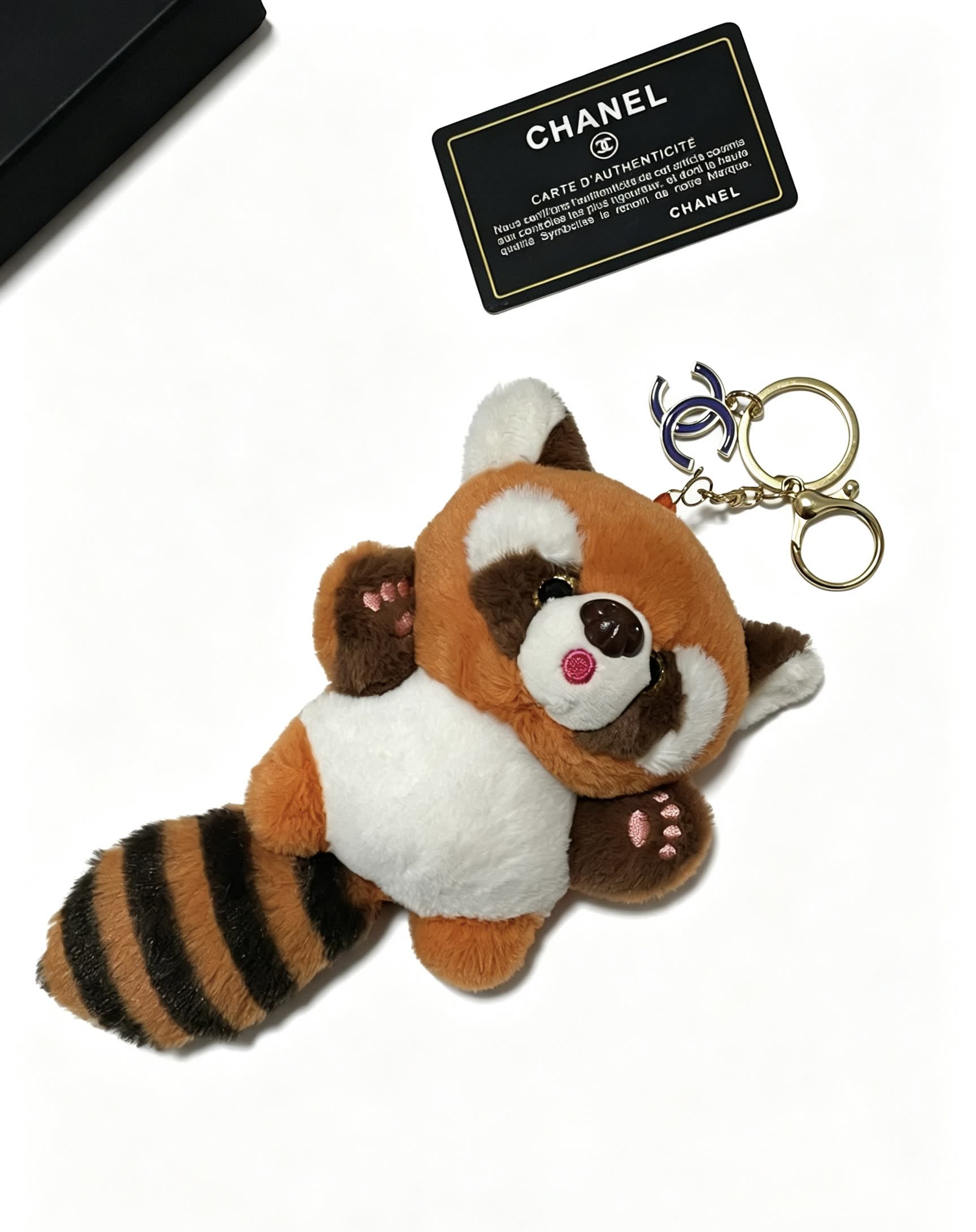 Chanel Red Panda Keychain