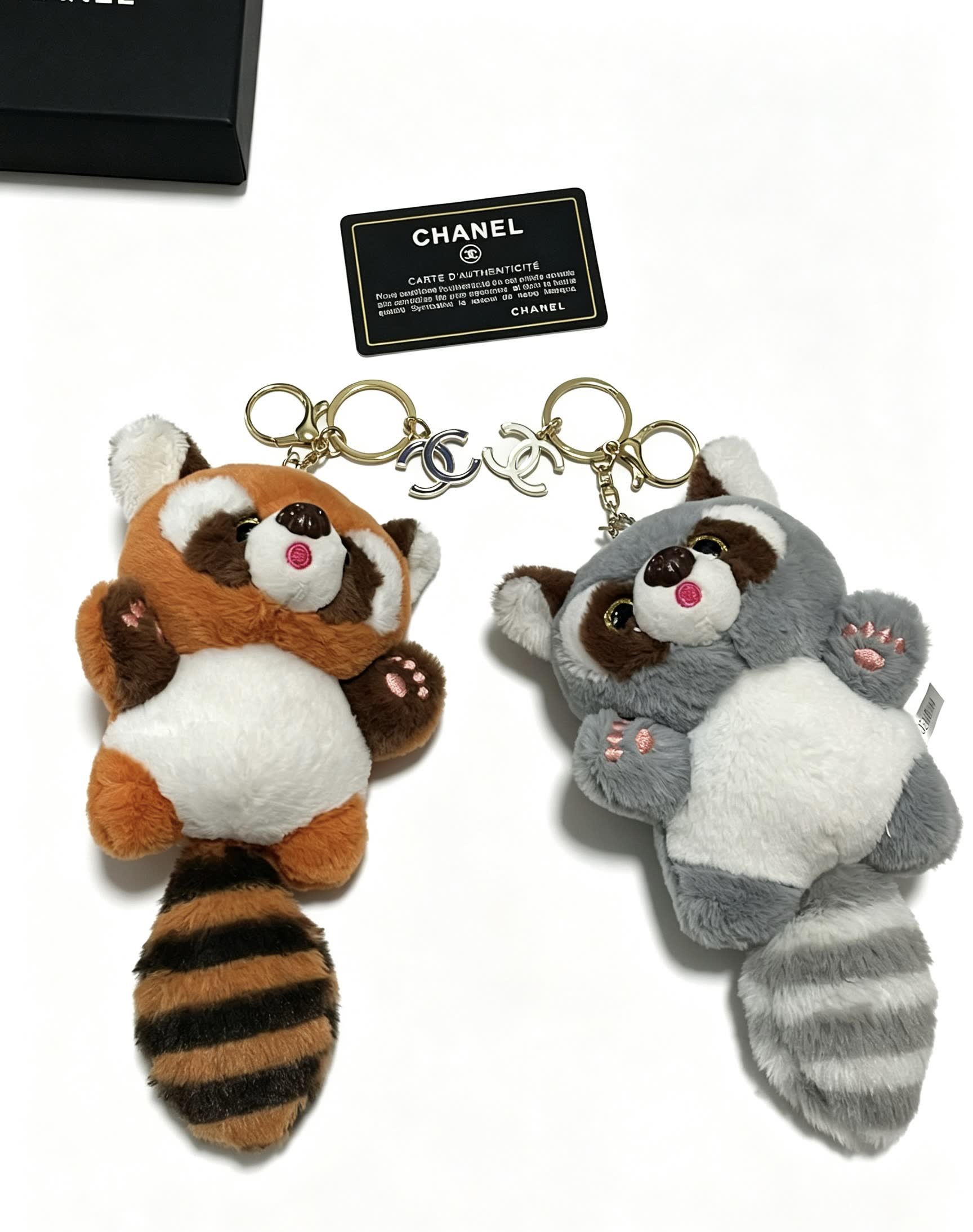 Chanel Raccoon Keychain