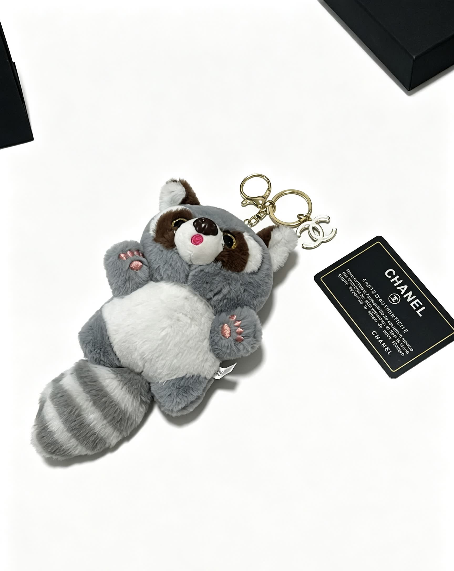Chanel Raccoon Keychain