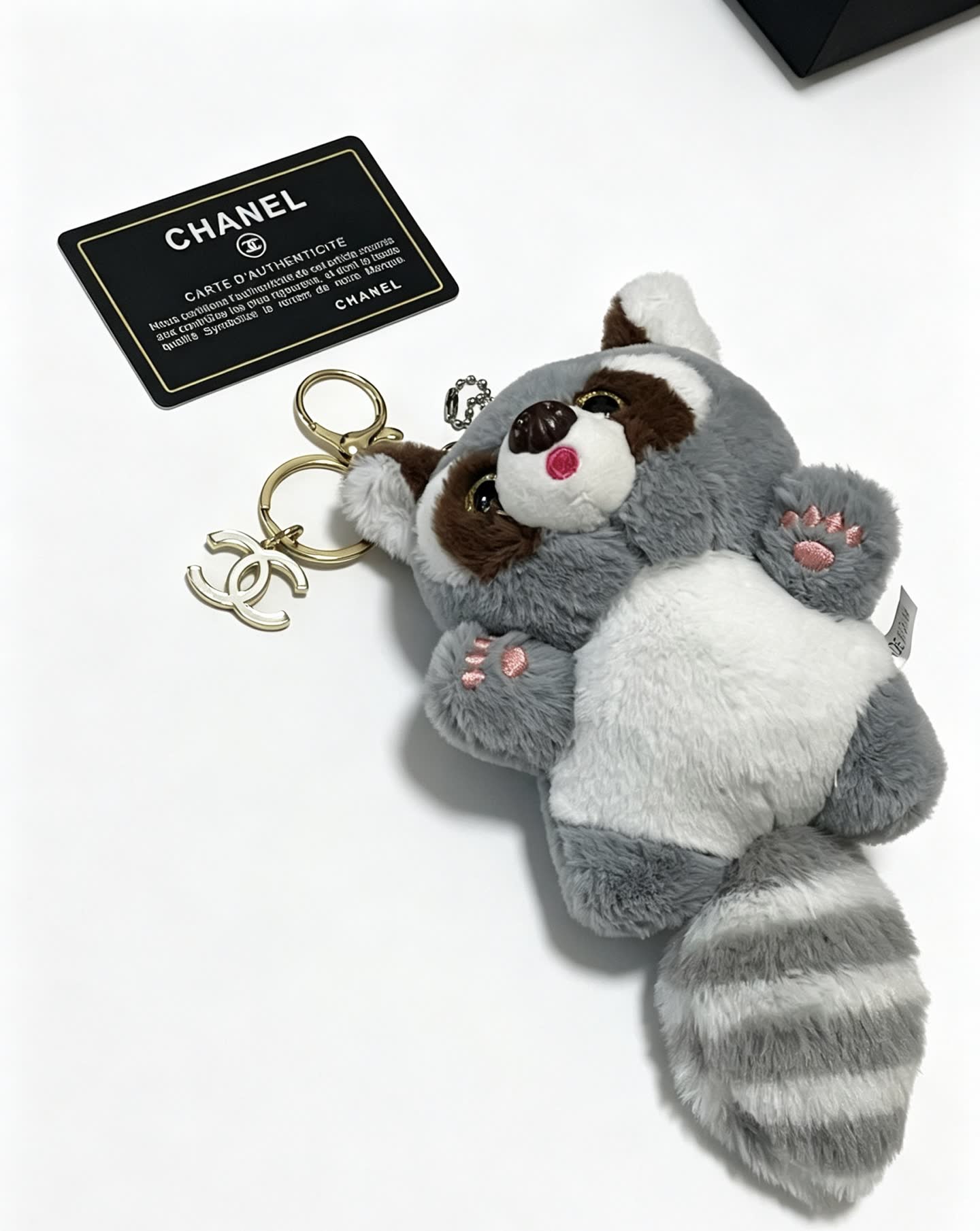 Chanel Raccoon Keychain