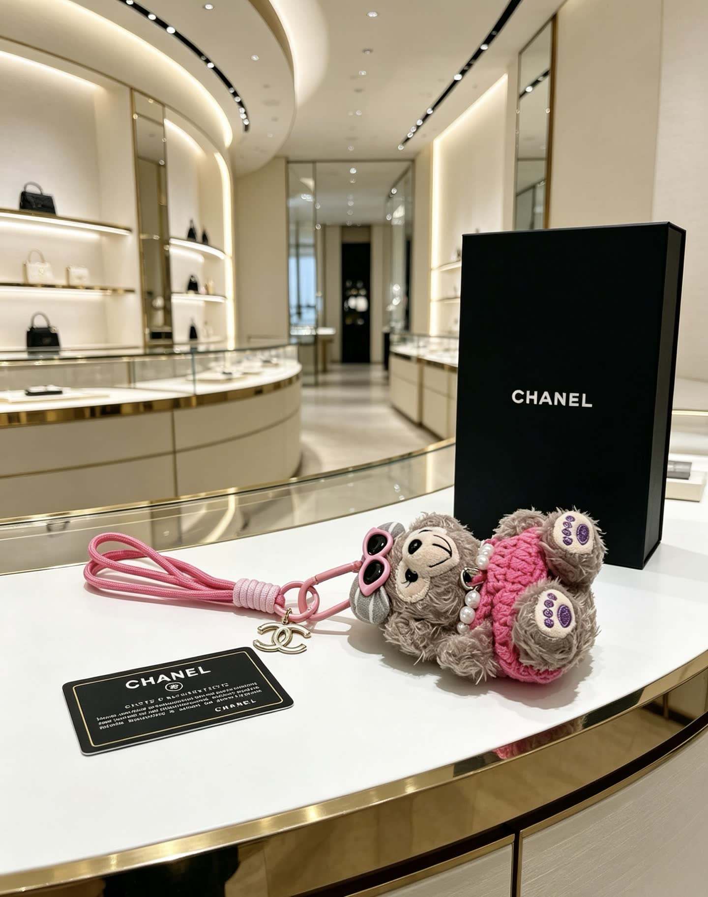 Chanel Bear Keychain